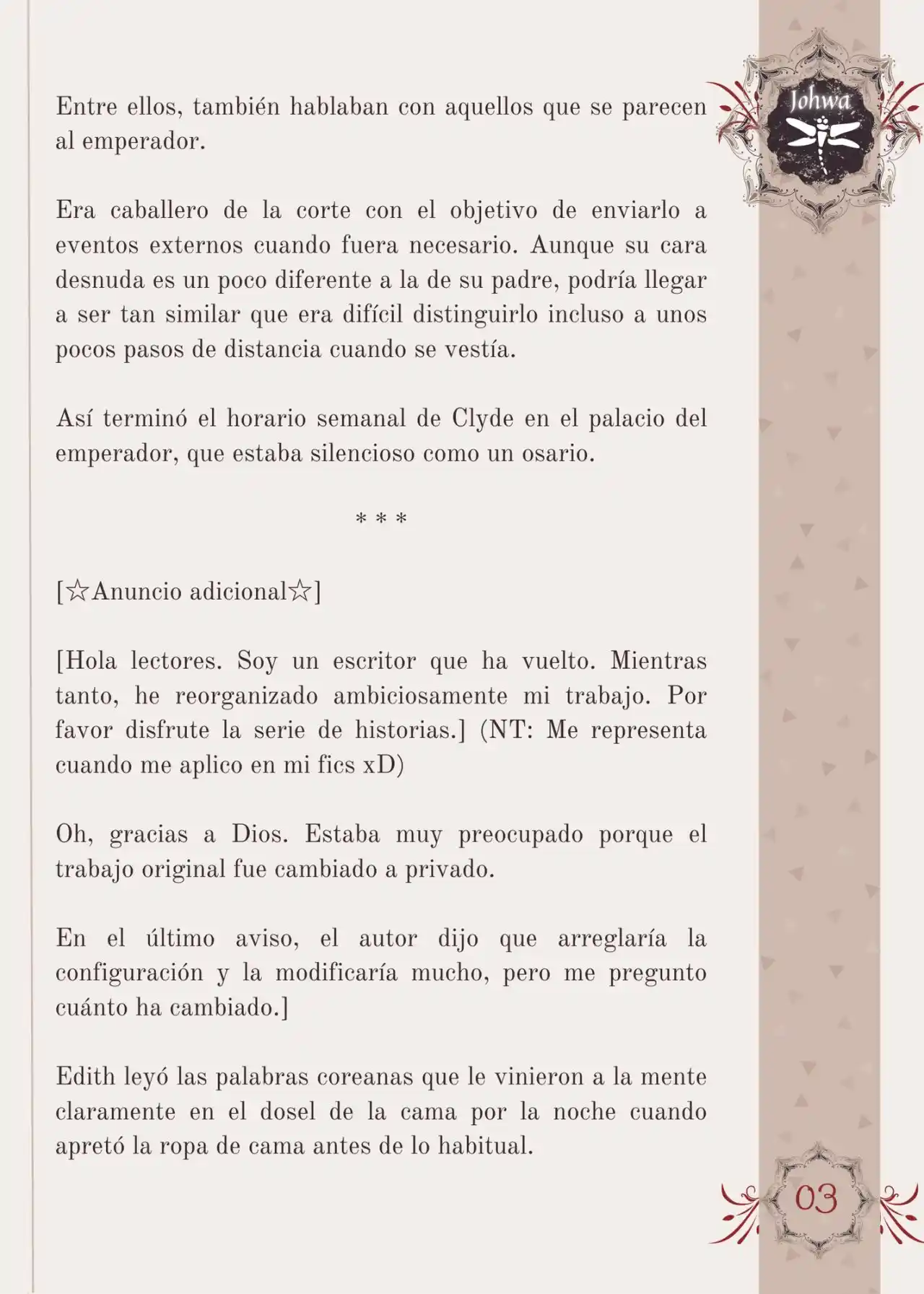 Me Convertí En La Sirvienta Del Obsesivo Príncipe Heredero (Novela) - Capítulo 36 - Página 5 - LectorTMOo