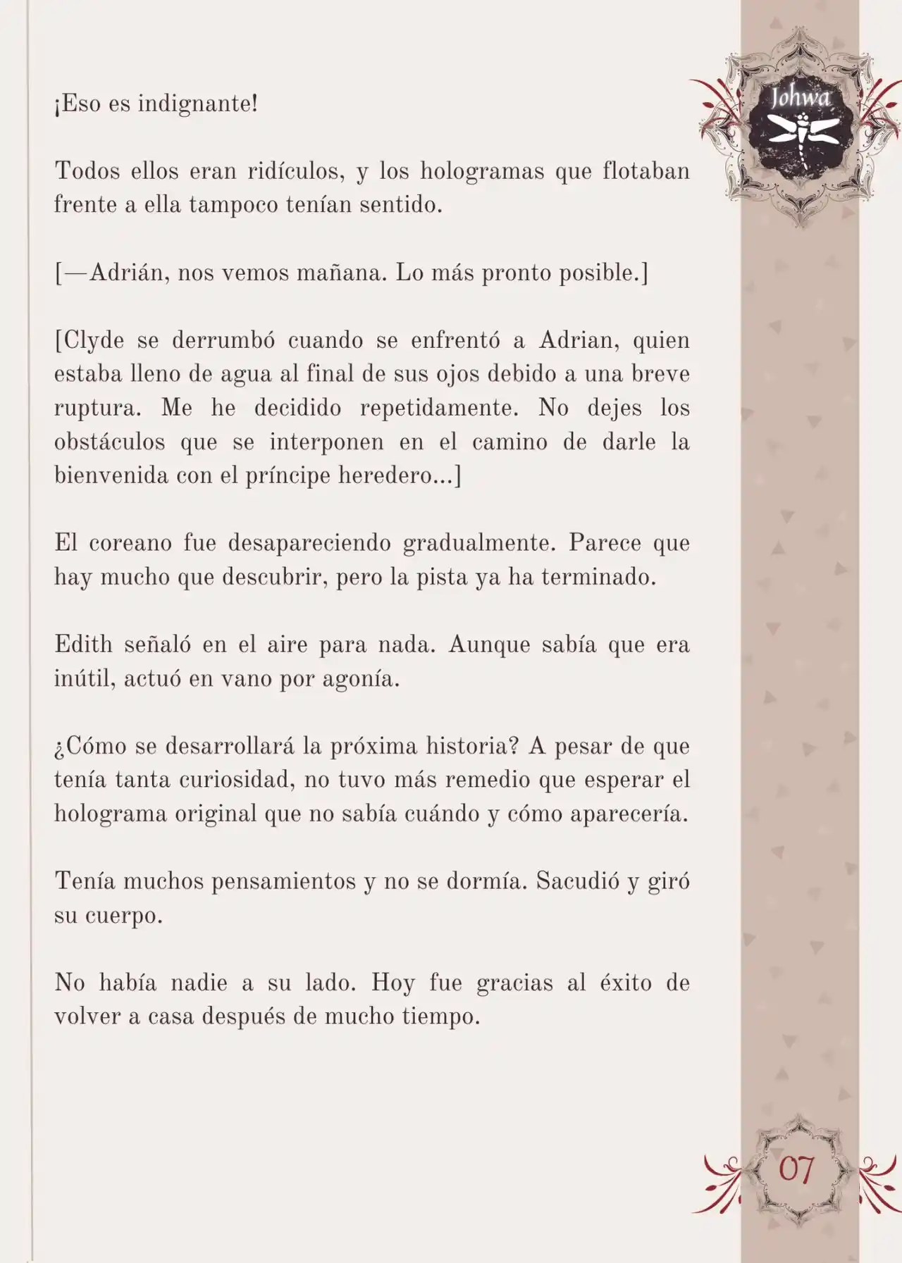 Me Convertí En La Sirvienta Del Obsesivo Príncipe Heredero (Novela) - Capítulo 36 - Página 9 - LectorTMOo