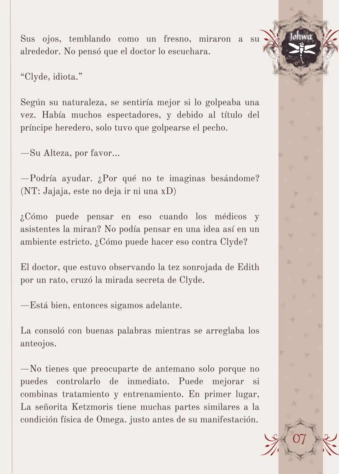 Me Convertí En La Sirvienta Del Obsesivo Príncipe Heredero (Novela) - Capítulo 37 - Página 9 - LectorTMOo