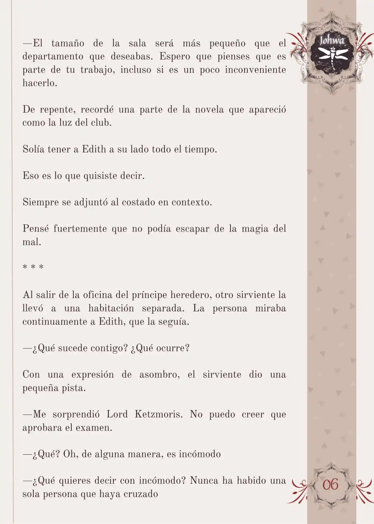 Me Convertí En La Sirvienta Del Obsesivo Príncipe Heredero (Novela) - Capítulo 4 - Página 8 - LectorTMOo