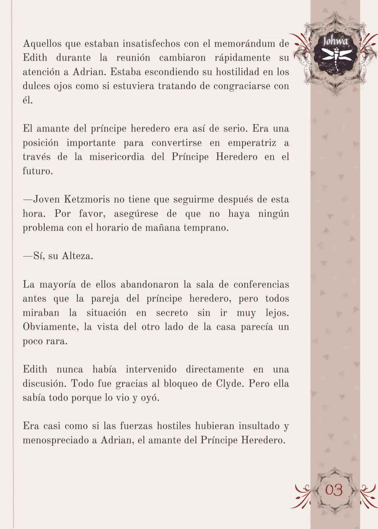 Me Convertí En La Sirvienta Del Obsesivo Príncipe Heredero (Novela) - Capítulo 40 - Página 5 - LectorTMOo