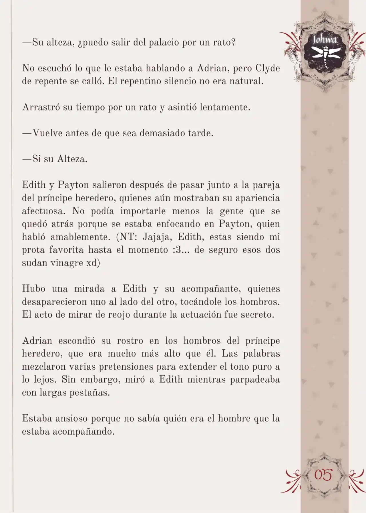 Me Convertí En La Sirvienta Del Obsesivo Príncipe Heredero (Novela) - Capítulo 40 - Página 7 - LectorTMOo