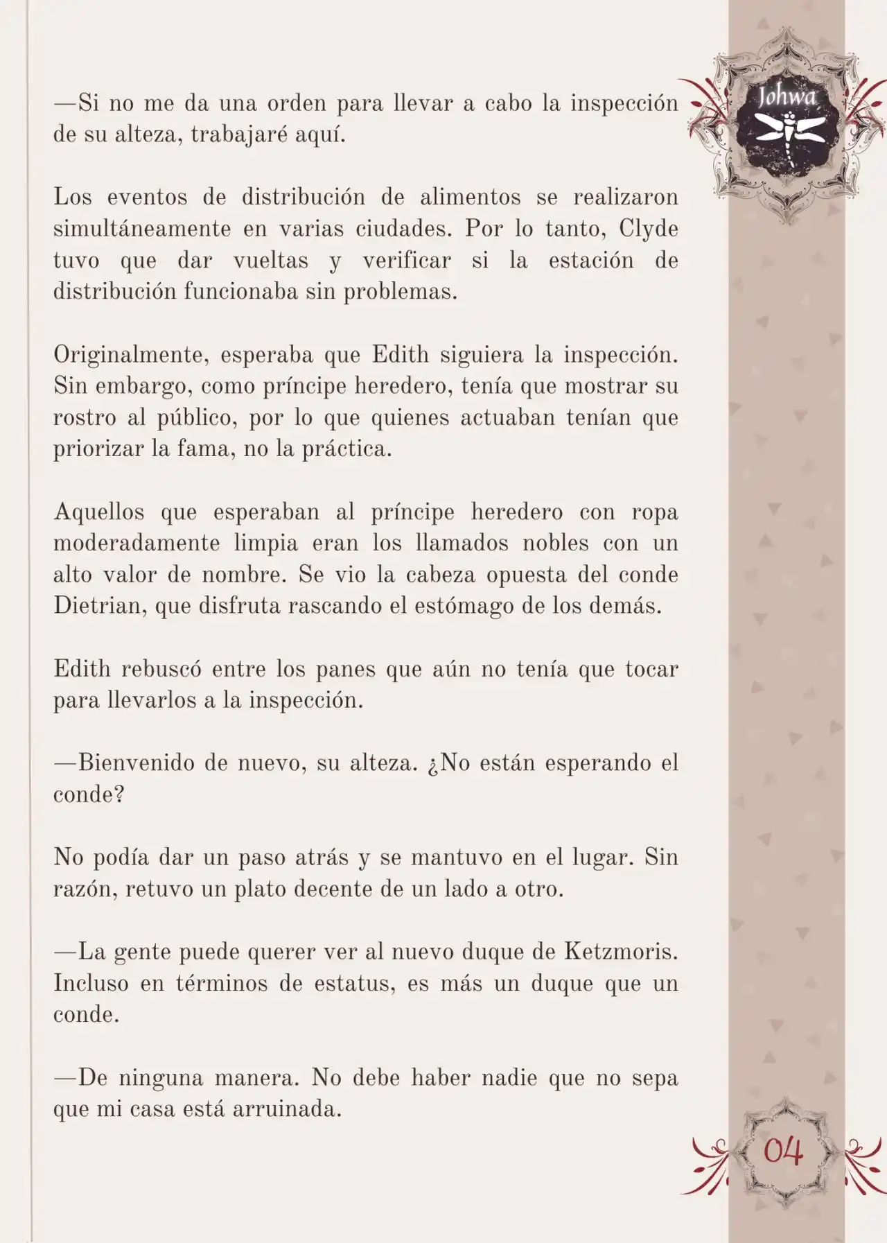 Me Convertí En La Sirvienta Del Obsesivo Príncipe Heredero (Novela) - Capítulo 46 - Página 6 - LectorTMOo