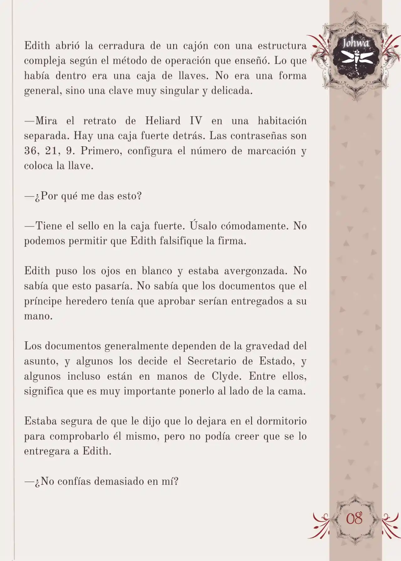 Me Convertí En La Sirvienta Del Obsesivo Príncipe Heredero (Novela) - Capítulo 50 - Página 10 - LectorTMOo