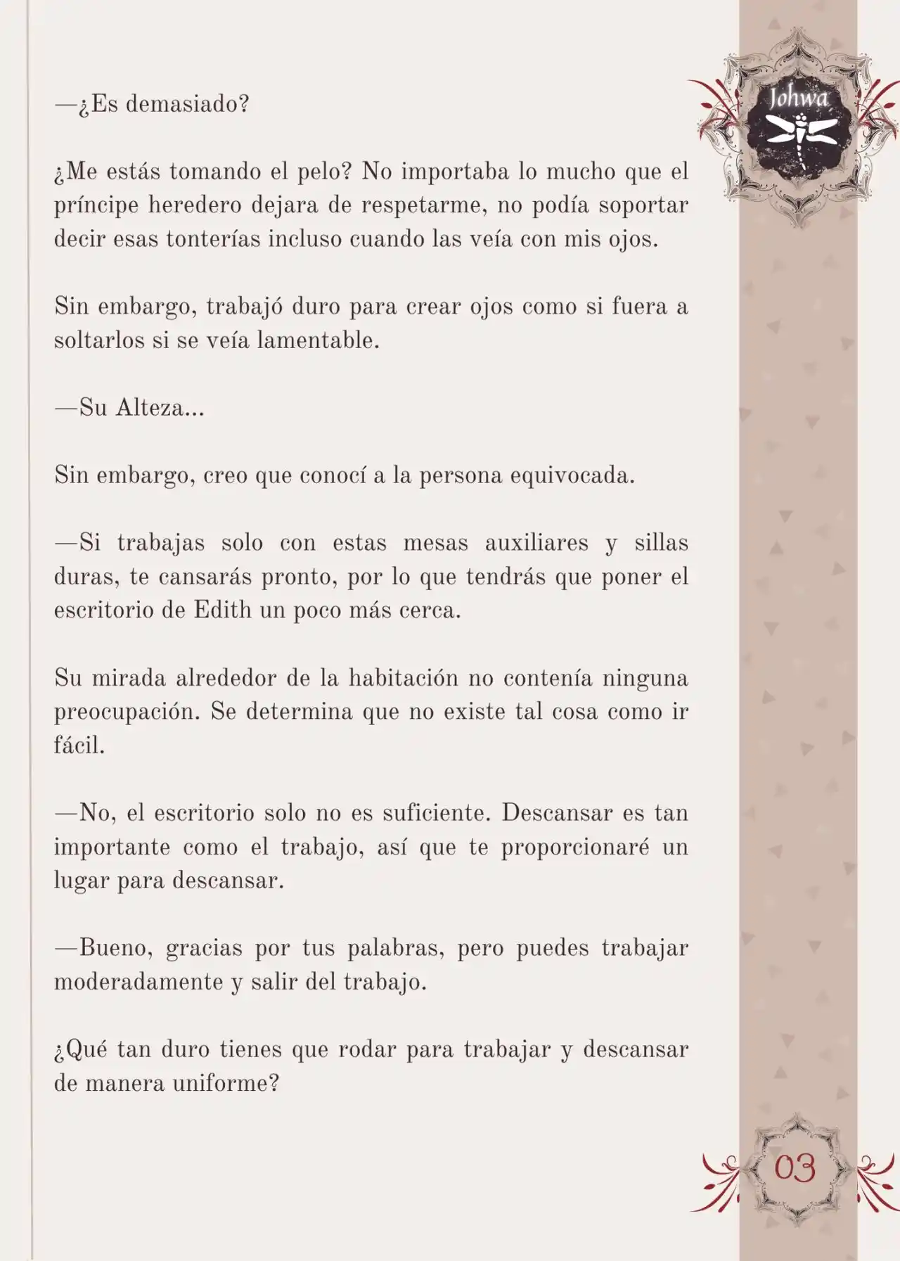 Me Convertí En La Sirvienta Del Obsesivo Príncipe Heredero (Novela) - Capítulo 6 - Página 5 - LectorTMOo