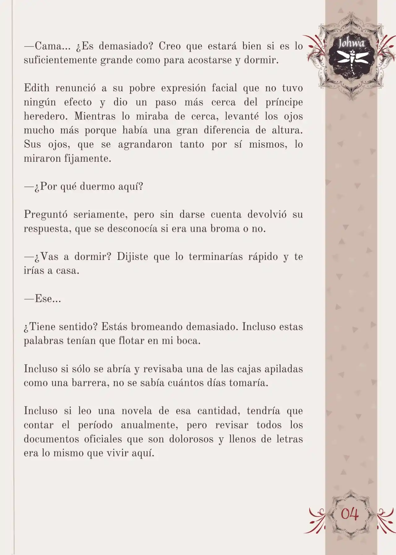 Me Convertí En La Sirvienta Del Obsesivo Príncipe Heredero (Novela) - Capítulo 6 - Página 6 - LectorTMOo