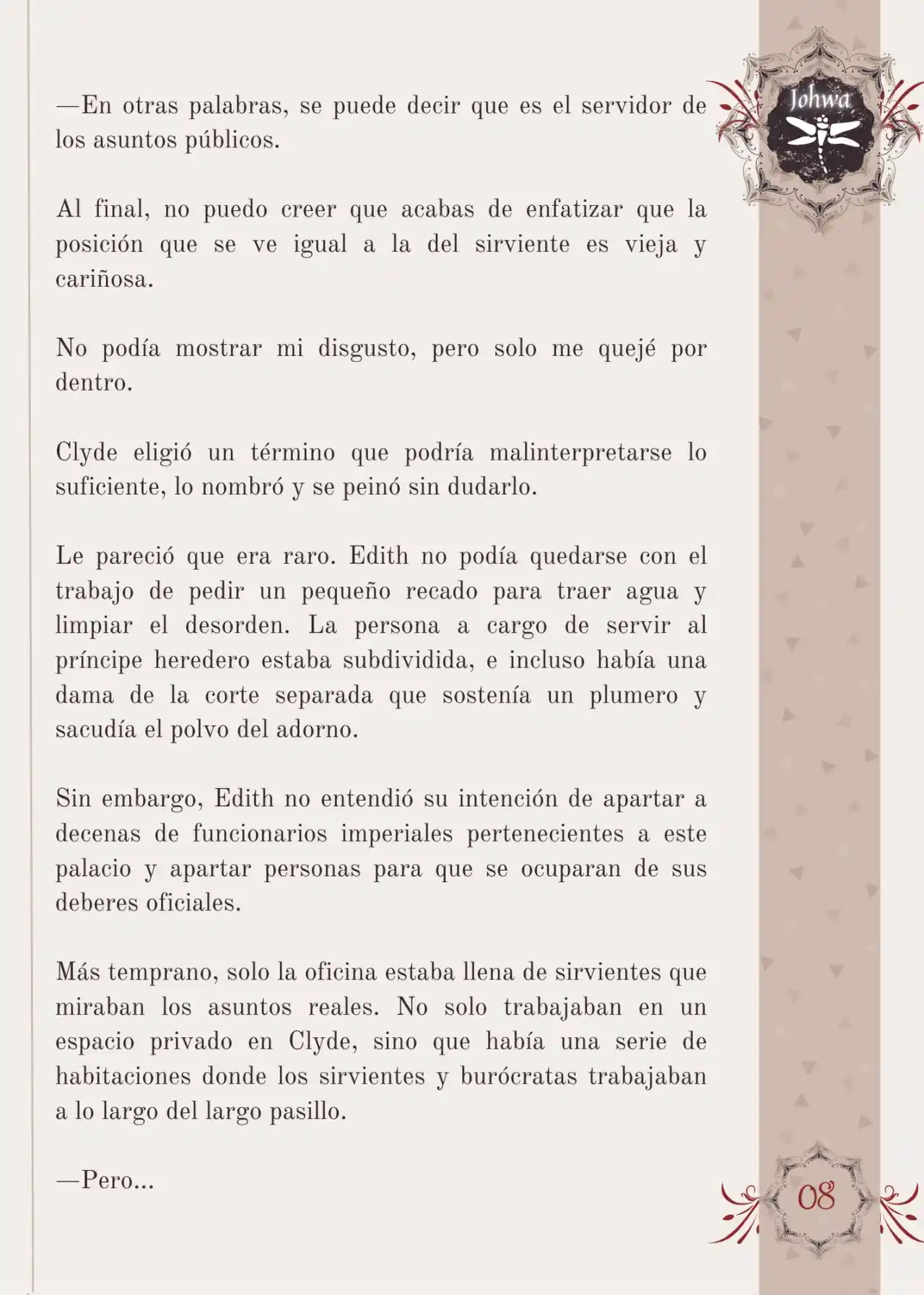 Me Convertí En La Sirvienta Del Obsesivo Príncipe Heredero (Novela) - Capítulo 6 - Página 9 - LectorTMOo