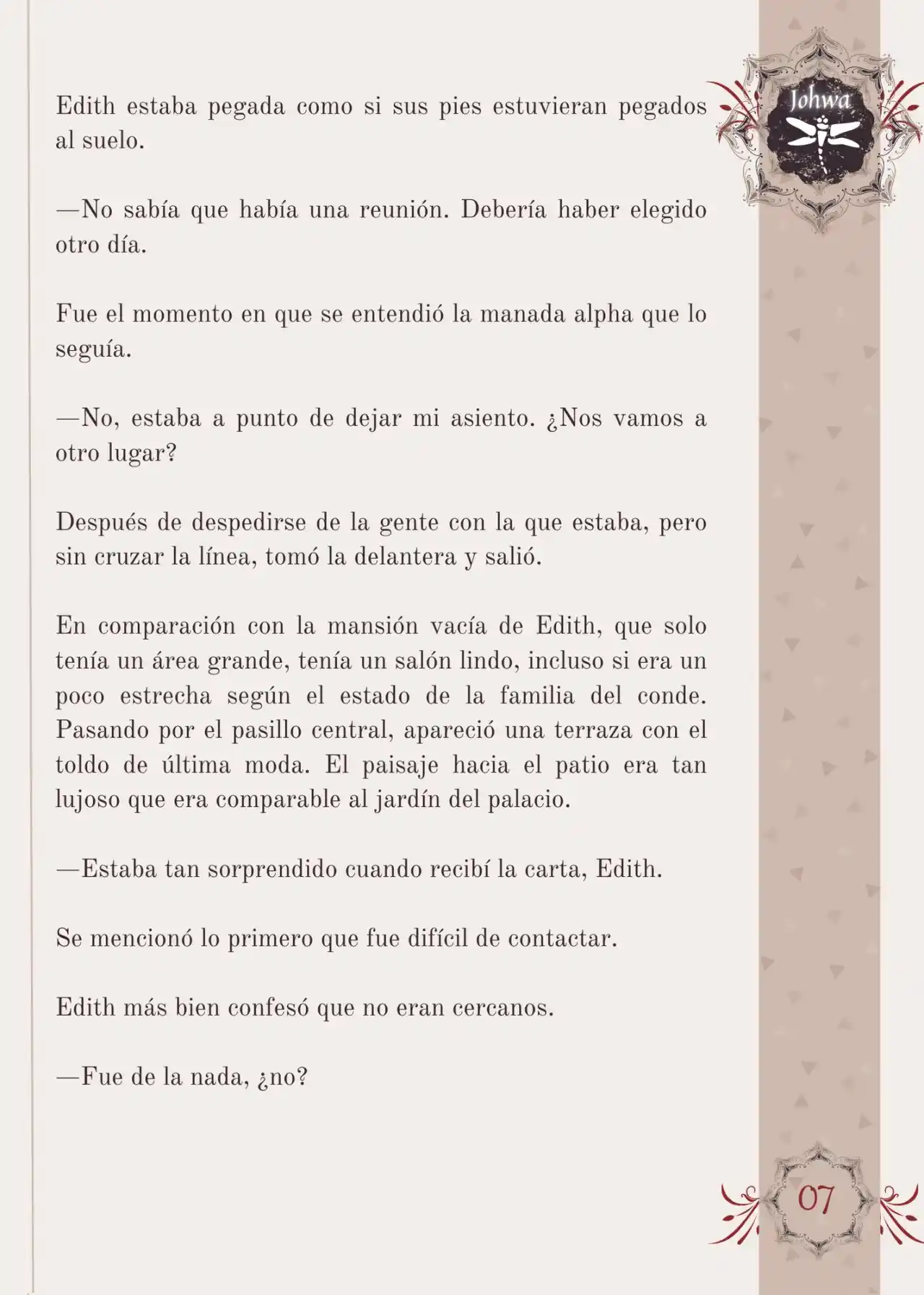 Me Convertí En La Sirvienta Del Obsesivo Príncipe Heredero (Novela) - Capítulo 7 - Página 8 - LectorTMOo