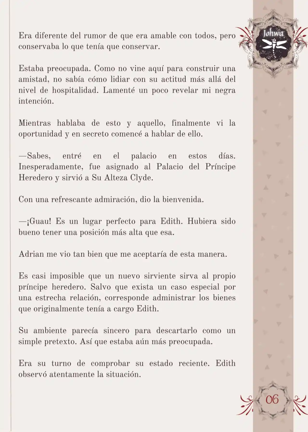 Me Convertí En La Sirvienta Del Obsesivo Príncipe Heredero (Novela) - Capítulo 8 - Página 8 - LectorTMOo