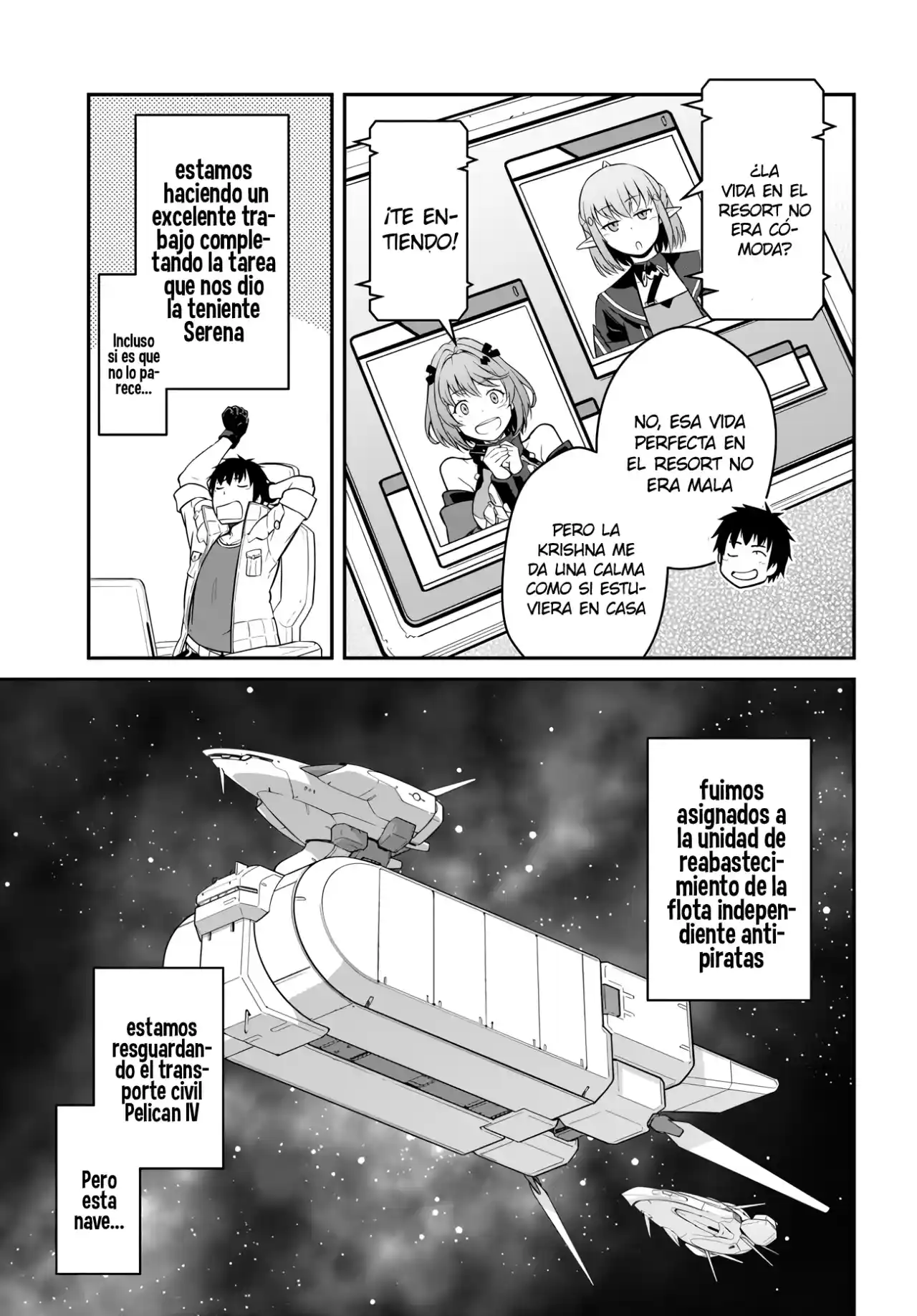 Me Desperté Pilotando La Nave Espacial Más Poderosa, Así Que Me Hice Mercenario Espacial - Capítulo 32.10 - Página 8 - LectorTMOo