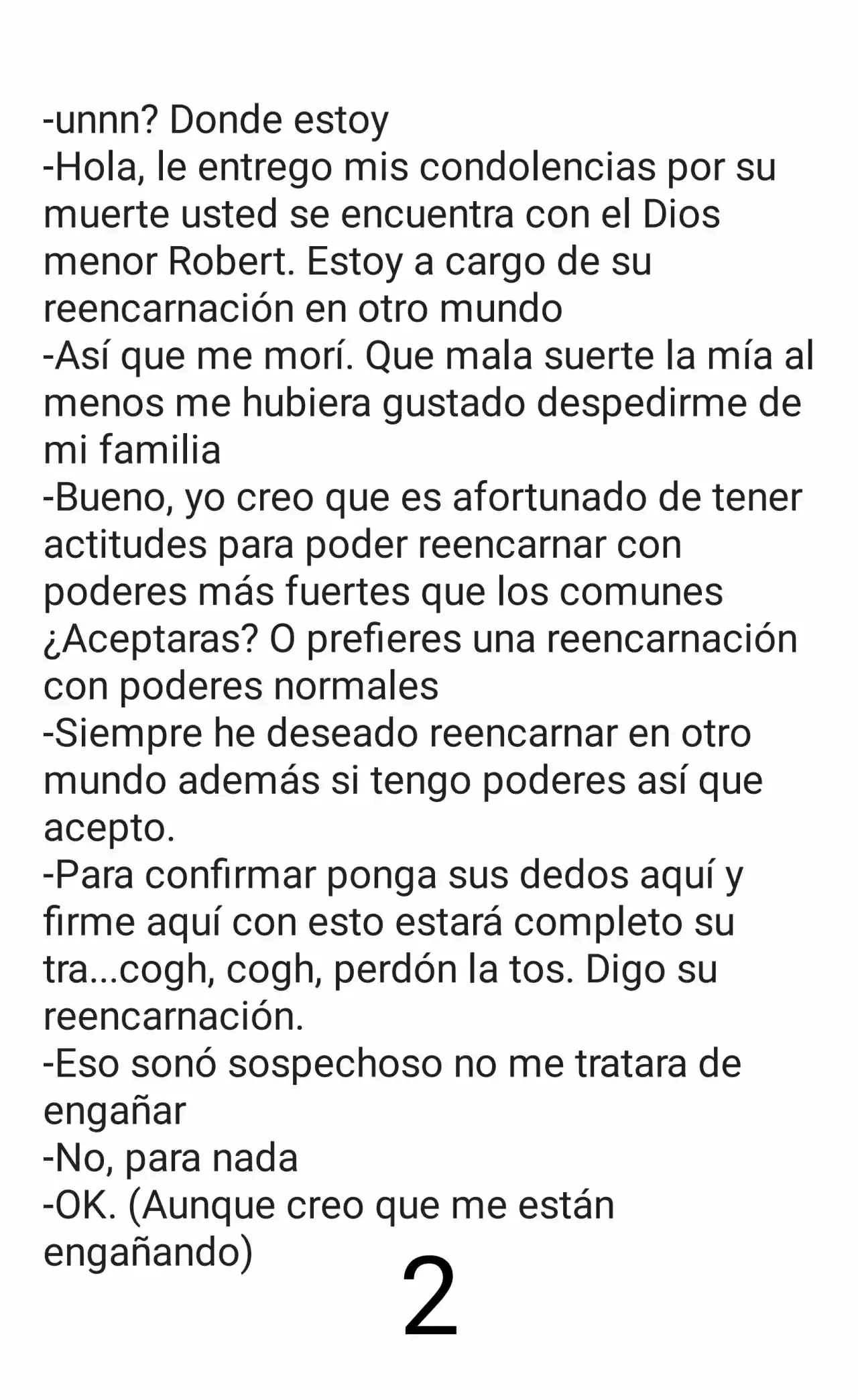 Me Engañaron Para Conseguir Un Trabajo Como Villana (Novela) - Capítulo 1 - Página 2 - LectorTMOo