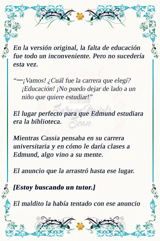 Me Engañaron Para Conseguir Un Trabajo Como Villana (Novela) - Capítulo 10 - Página 4 - LectorTMOo