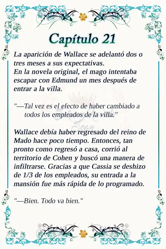 Me Engañaron Para Conseguir Un Trabajo Como Villana (Novela) - Capítulo 21 - Página 3 - LectorTMOo