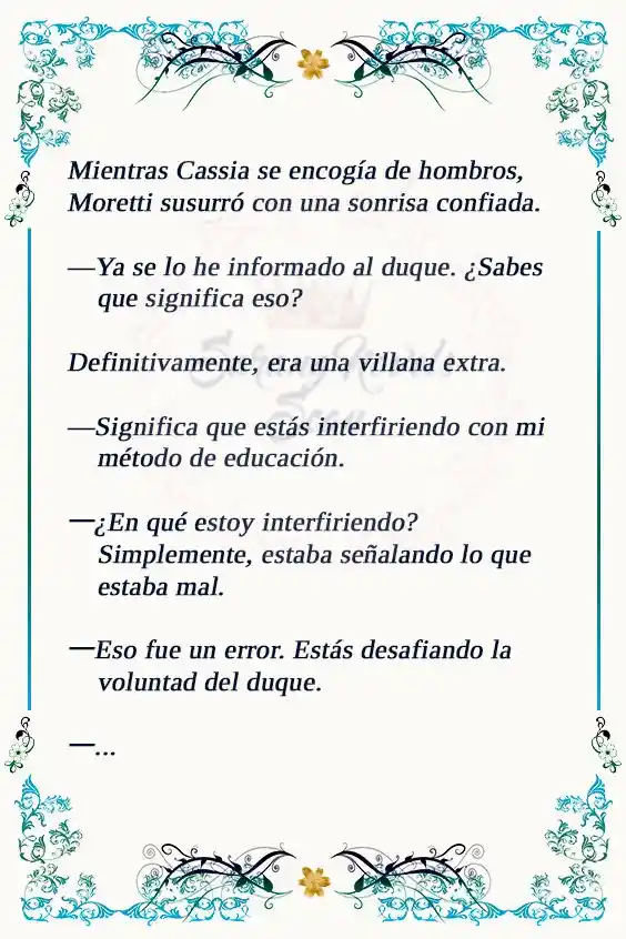 Me Engañaron Para Conseguir Un Trabajo Como Villana (Novela) - Capítulo 6 - Página 19 - LectorTMOo
