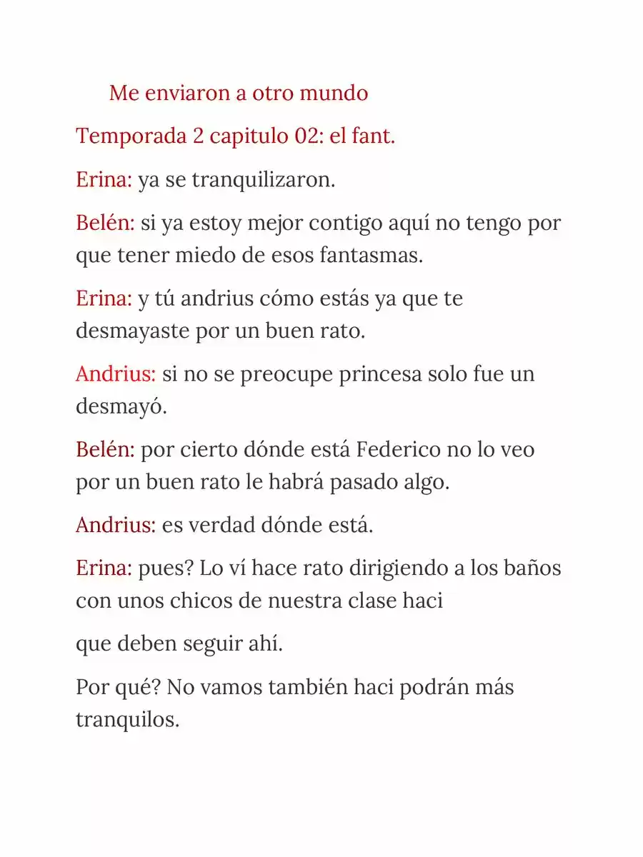 Me Enviaron A Otro Mundo (Novela) - Capítulo 28 - Página 1 - LectorTMOo
