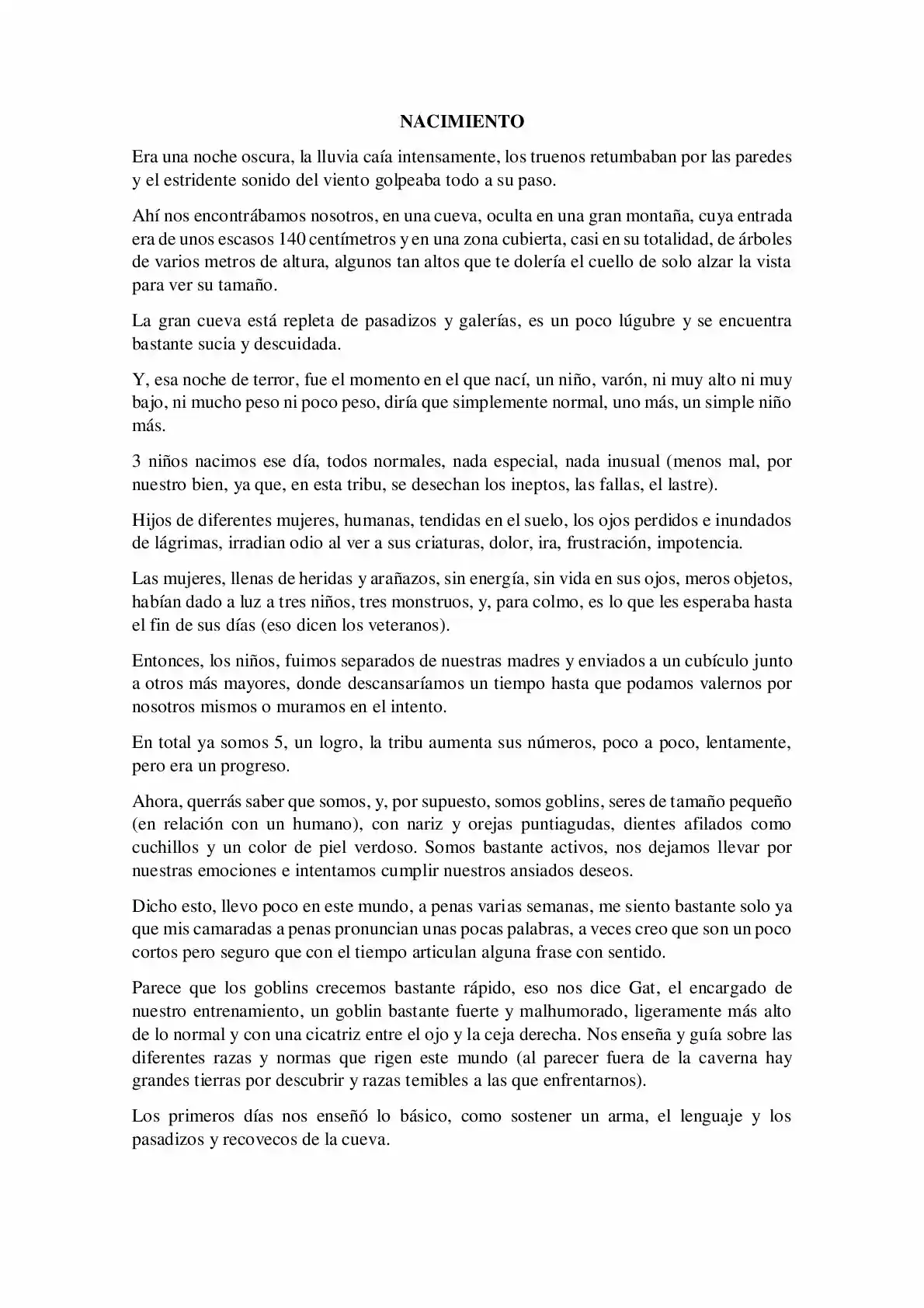 Me: Goblin (Novela) - Capítulo 1 - Página 1 - LectorTMOo