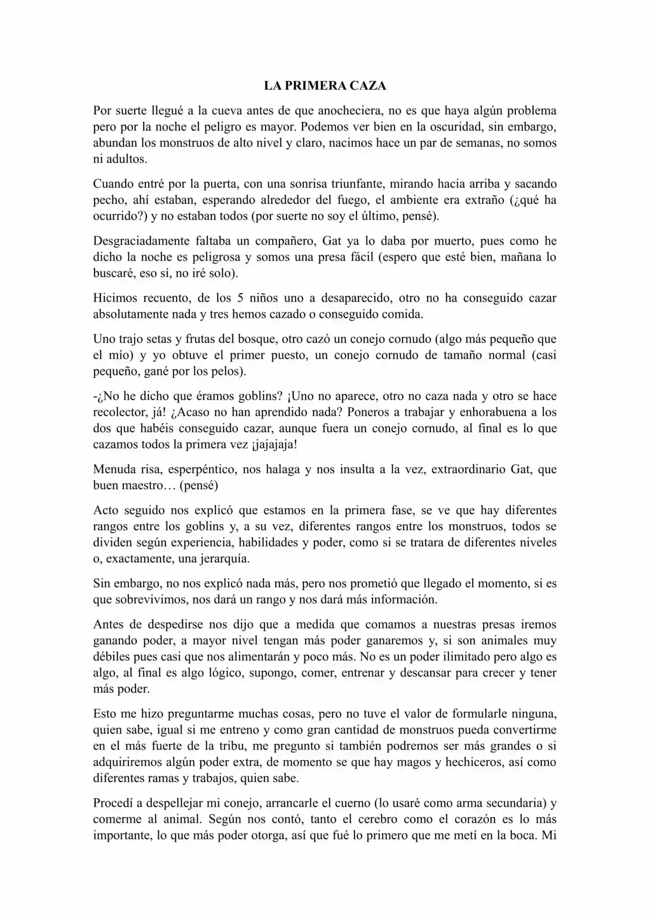 Me: Goblin (Novela) - Capítulo 2 - Página 1 - LectorTMOo