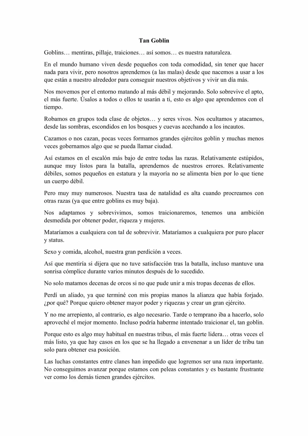 Me: Goblin (Novela) - Capítulo 38 - Página 1 - LectorTMOo