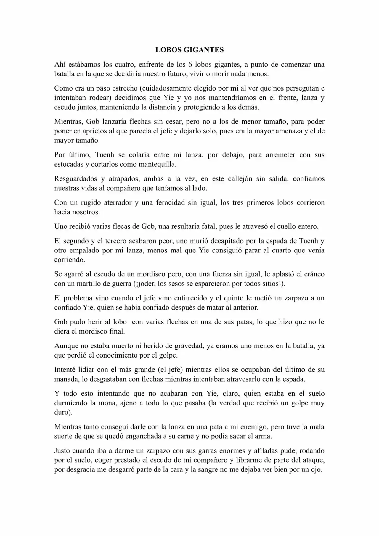 Me: Goblin (Novela) - Capítulo 5 - Página 1 - LectorTMOo