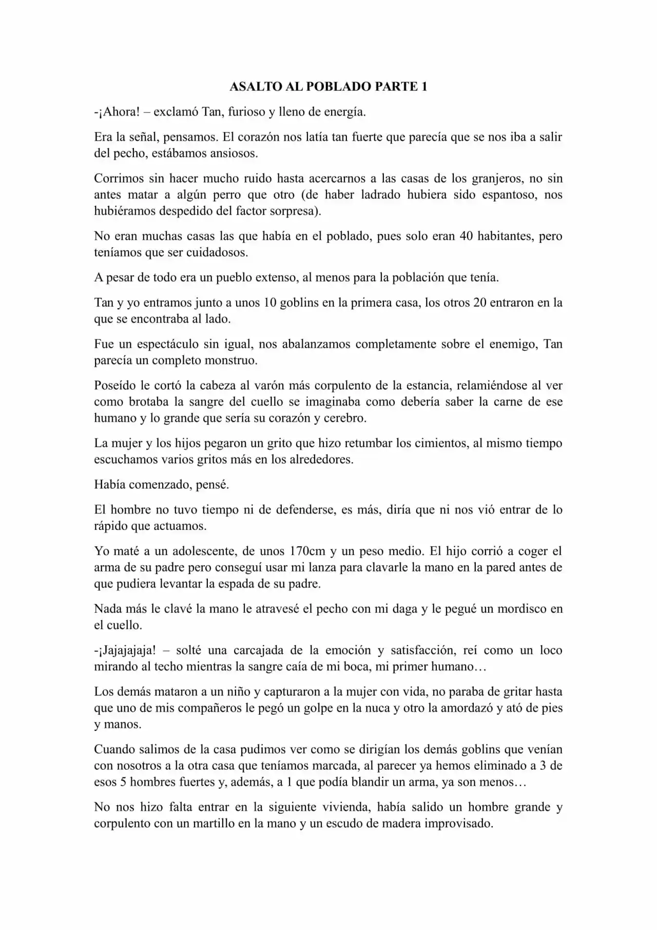 Me: Goblin (Novela) - Capítulo 8 - Página 1 - LectorTMOo