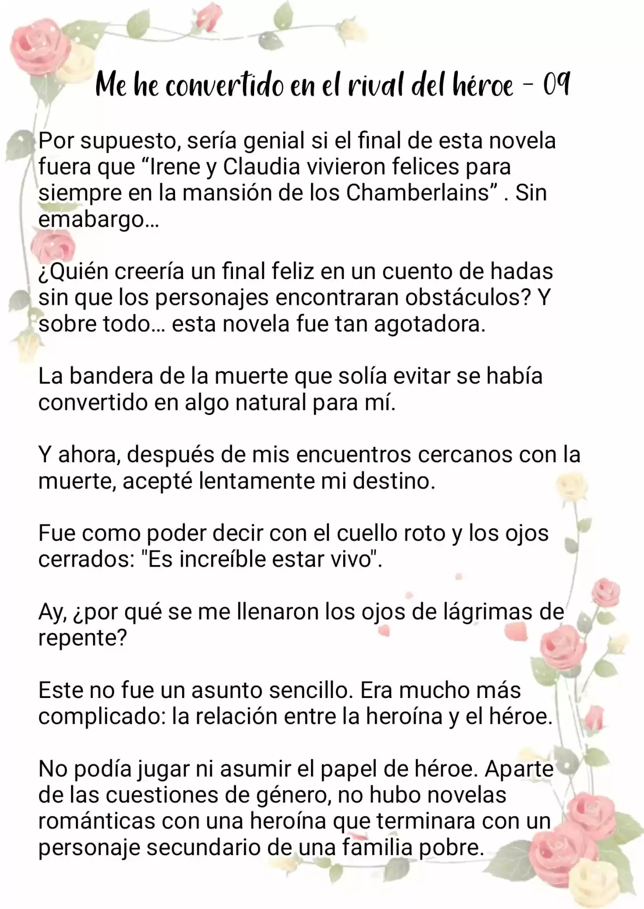 Me He Convertido En El Rival Del Héroe (Novela) - Capítulo 10 - Página 2 - LectorTMOo