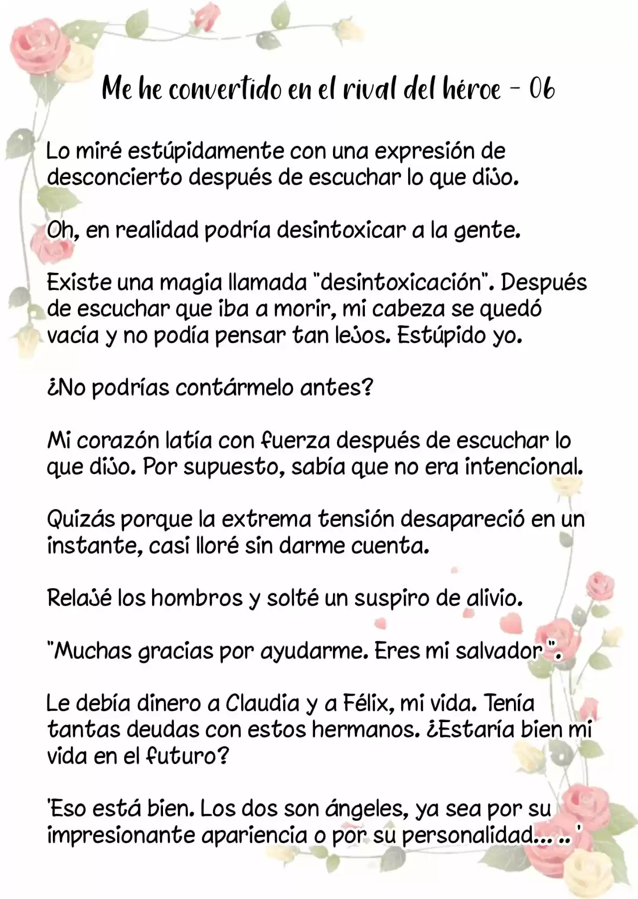 Me He Convertido En El Rival Del Héroe (Novela) - Capítulo 6 - Página 2 - LectorTMOo