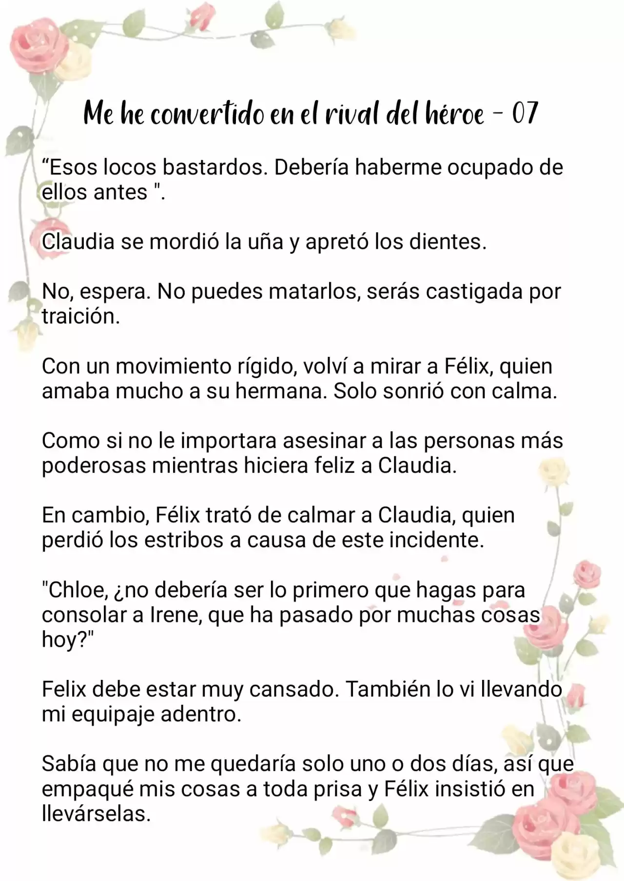 Me He Convertido En El Rival Del Héroe (Novela) - Capítulo 7 - Página 15 - LectorTMOo