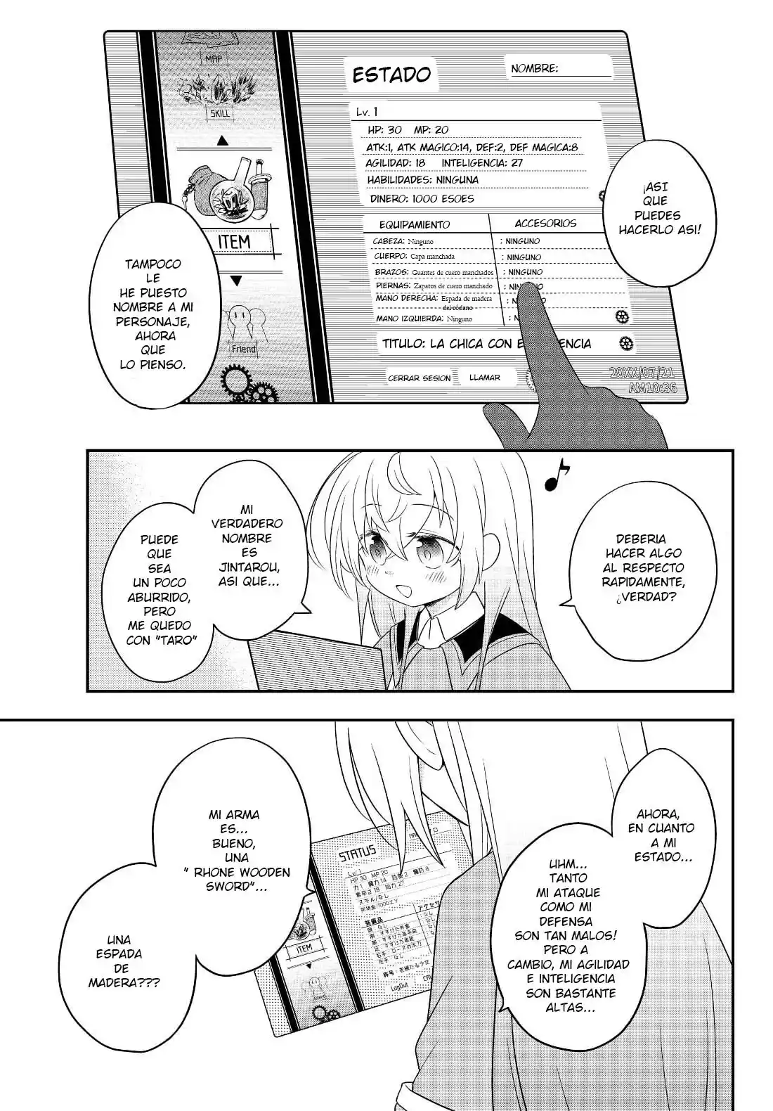 ¡Me He Convertido En Una Hermosa Chica, Pero Decidi Ser Un Adicto A Los Juegos En Linea! - Capítulo 3.10 - Página 8 - LectorTMOo