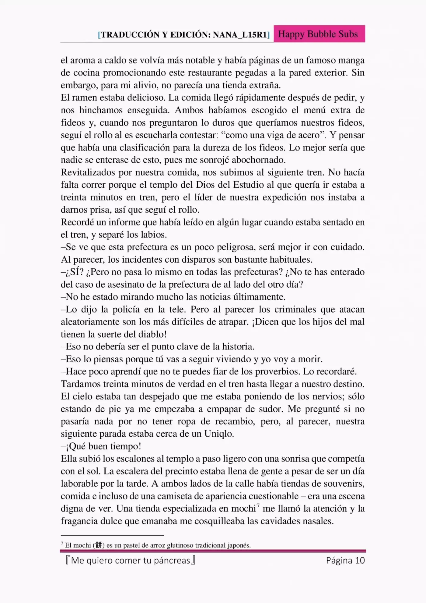 Me Quiero Comer Tu Páncreas (Novela) - Capítulo 4 - Página 10 - LectorTMOo