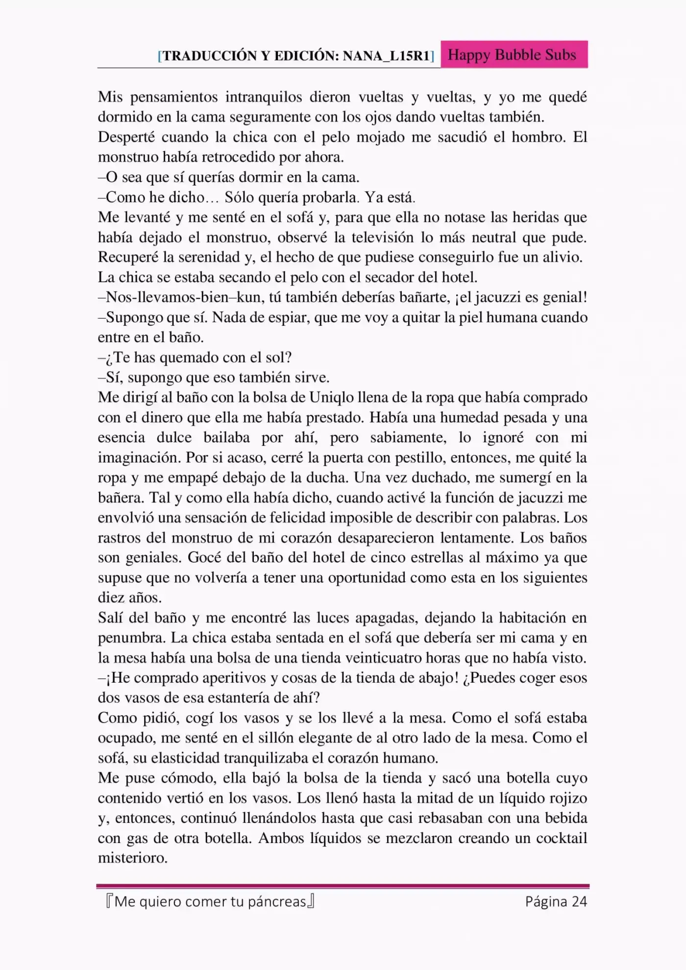 Me Quiero Comer Tu Páncreas (Novela) - Capítulo 4 - Página 24 - LectorTMOo