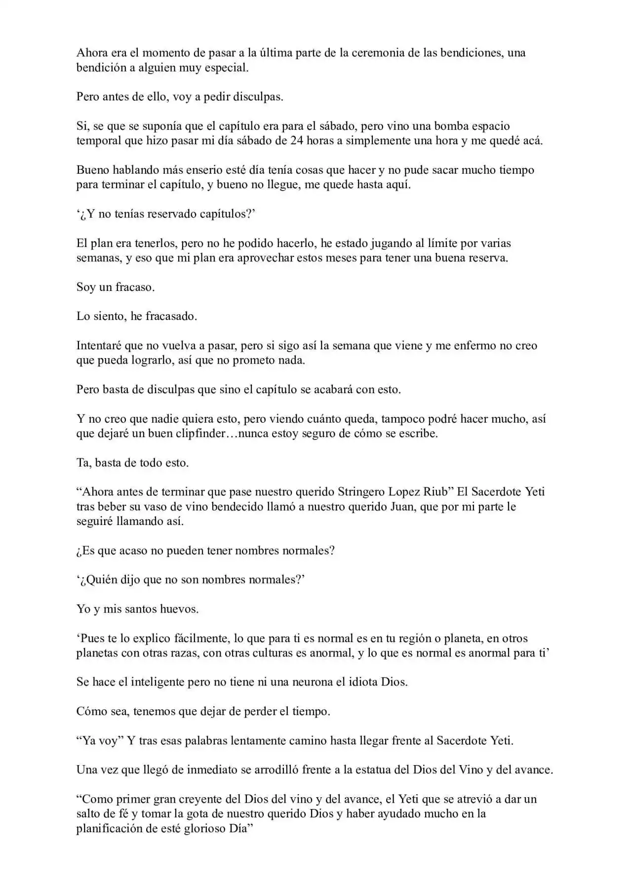 Me Reencarne Cómo Un Vino V2: Está Vez Cómo Un Dios (Novela) - Capítulo 10 - Página 5 - LectorTMOo