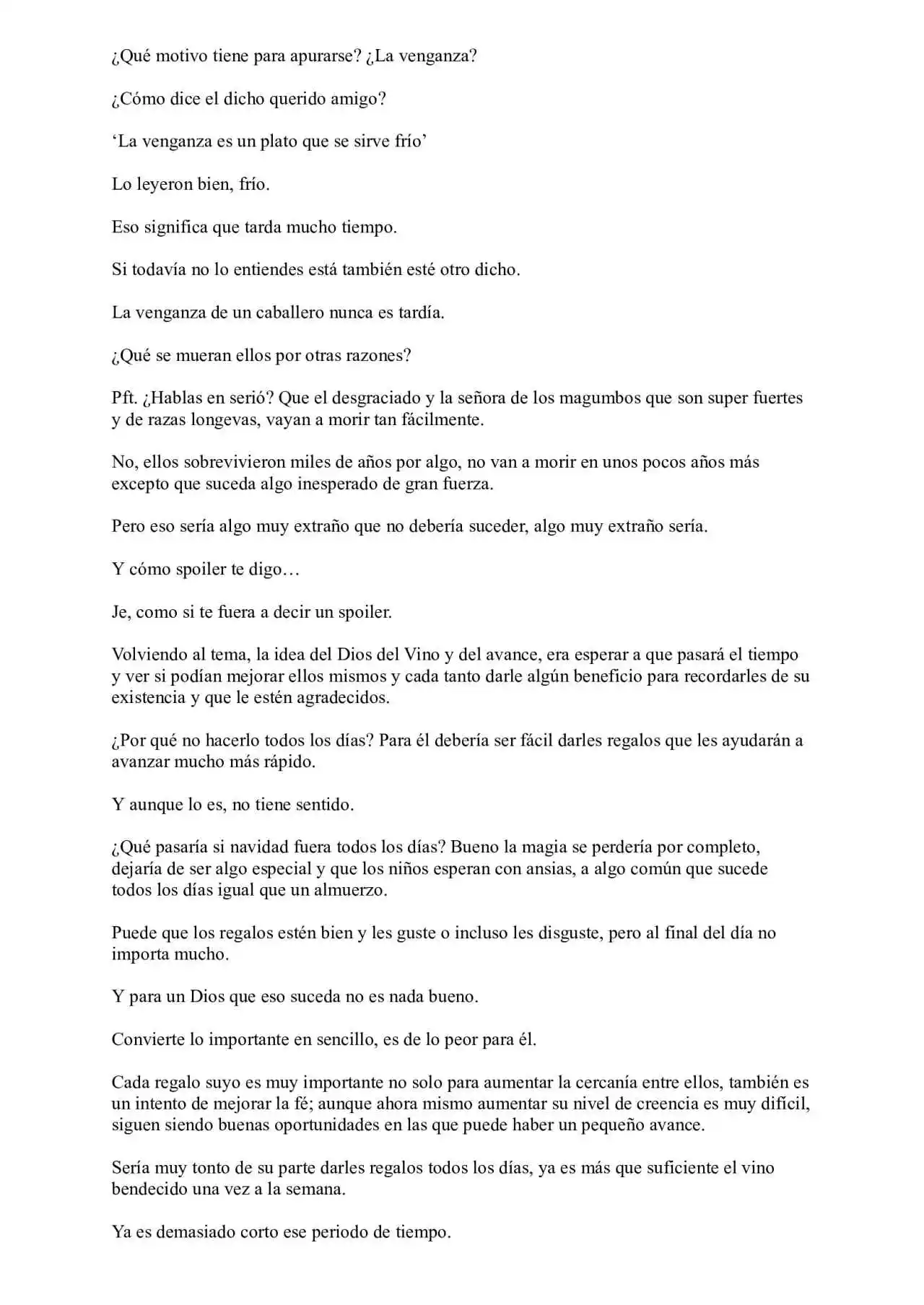 Me Reencarne Cómo Un Vino V2: Está Vez Cómo Un Dios (Novela) - Capítulo 14 - Página 4 - LectorTMOo