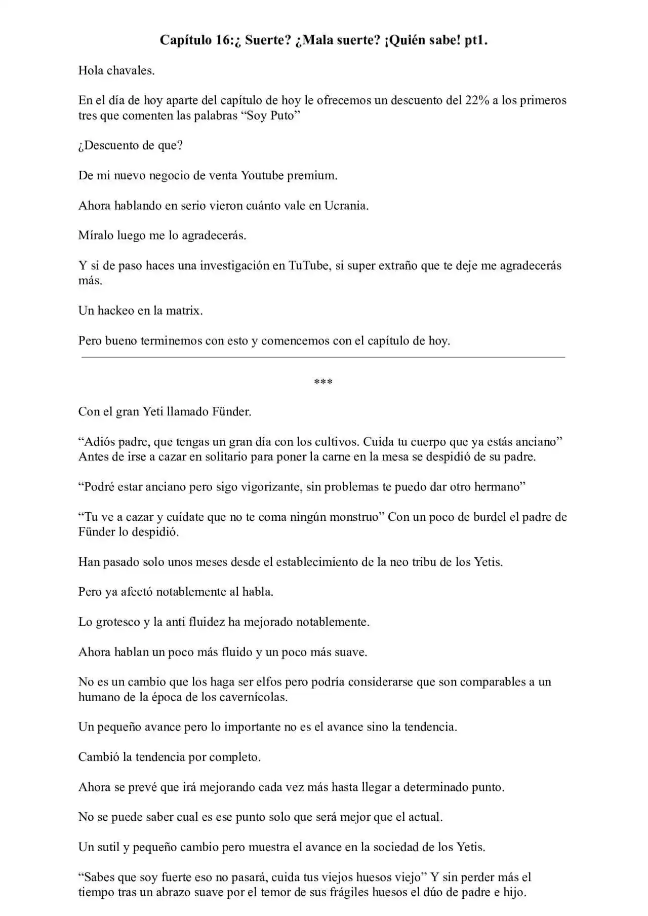 Me Reencarne Cómo Un Vino V2: Está Vez Cómo Un Dios (Novela) - Capítulo 16 - Página 1 - LectorTMOo