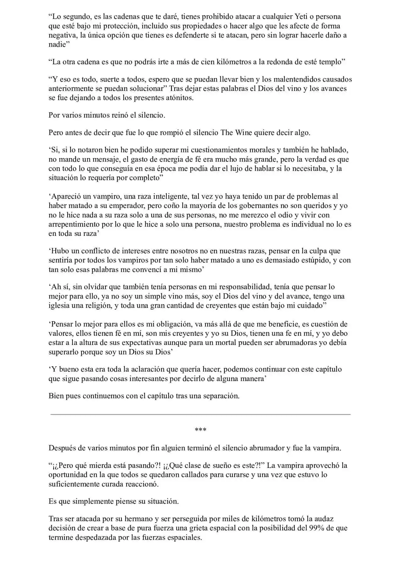 Me Reencarne Cómo Un Vino V2: Está Vez Cómo Un Dios (Novela) - Capítulo 20 - Página 3 - LectorTMOo