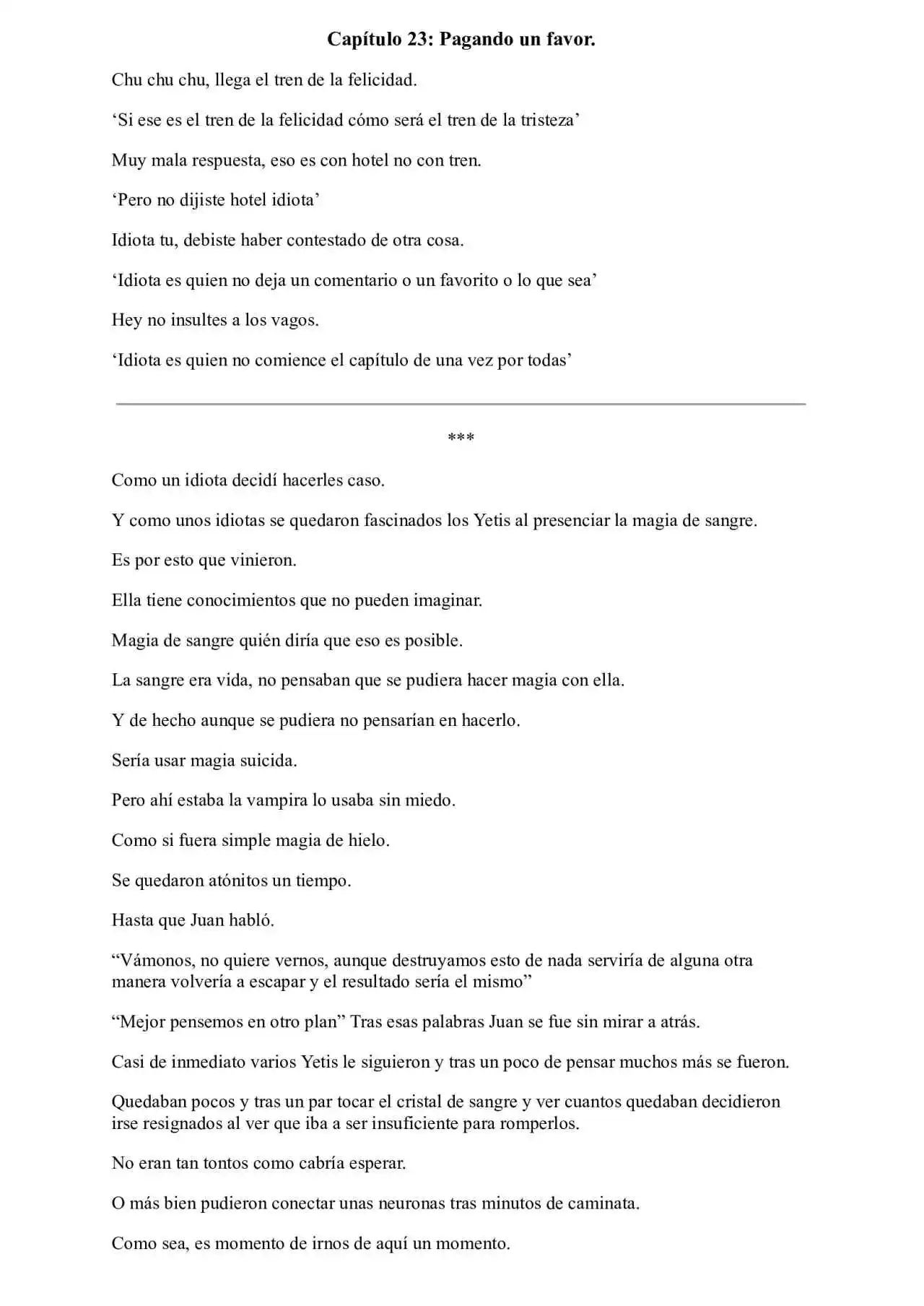 Me Reencarne Cómo Un Vino V2: Está Vez Cómo Un Dios (Novela) - Capítulo 23 - Página 1 - LectorTMOo