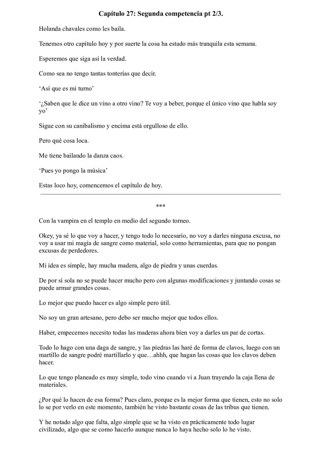 Me Reencarne Cómo Un Vino V2: Está Vez Cómo Un Dios (Novela) - Capítulo 27 - Página 1 - LectorTMOo