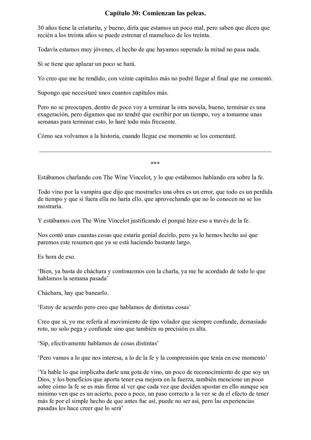 Me Reencarne Cómo Un Vino V2: Está Vez Cómo Un Dios (Novela) - Capítulo 30 - Página 1 - LectorTMOo