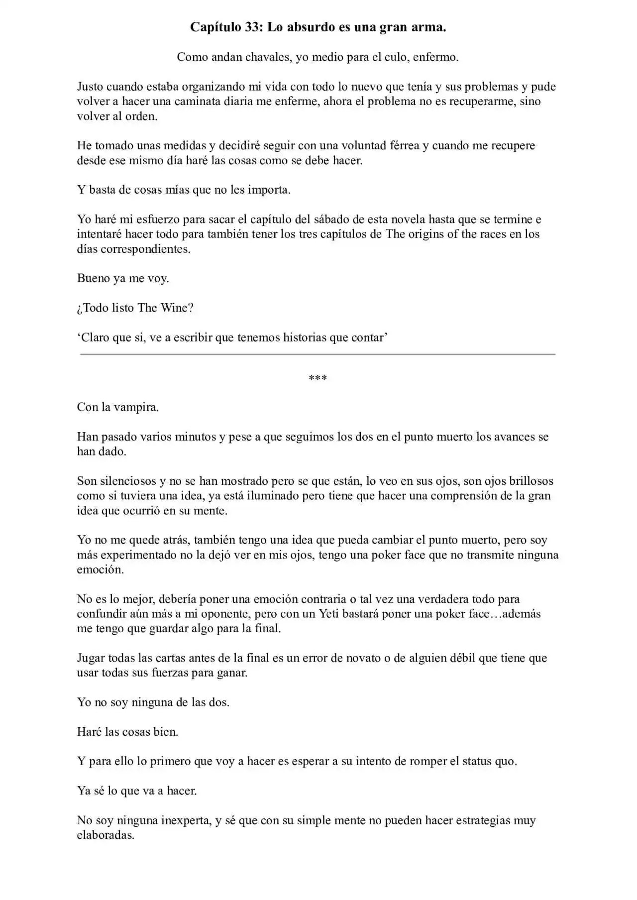 Me Reencarne Cómo Un Vino V2: Está Vez Cómo Un Dios (Novela) - Capítulo 33 - Página 1 - LectorTMOo