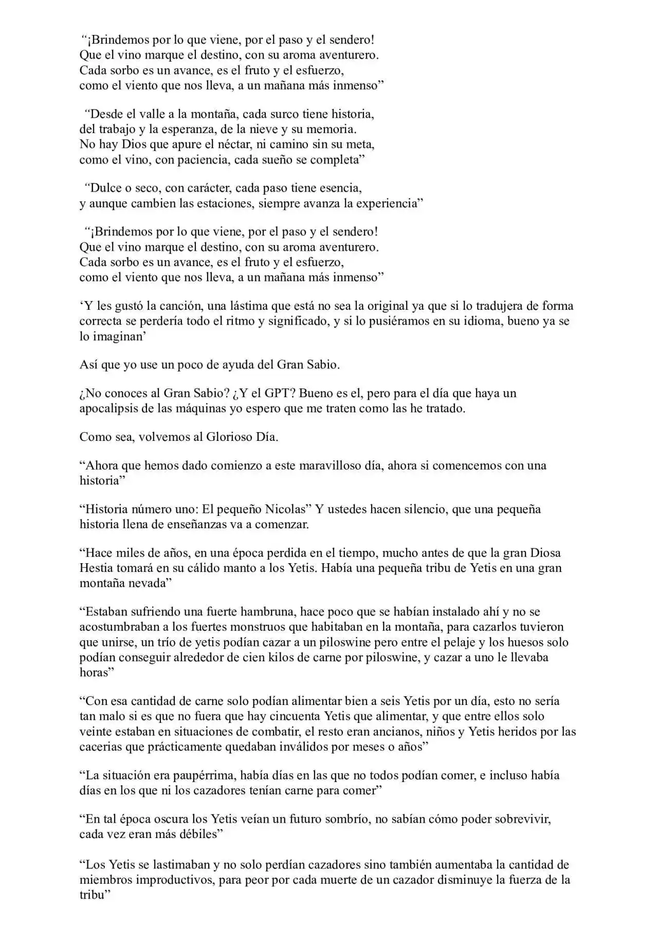 Me Reencarne Cómo Un Vino V2: Está Vez Cómo Un Dios (Novela) - Capítulo 8 - Página 4 - LectorTMOo