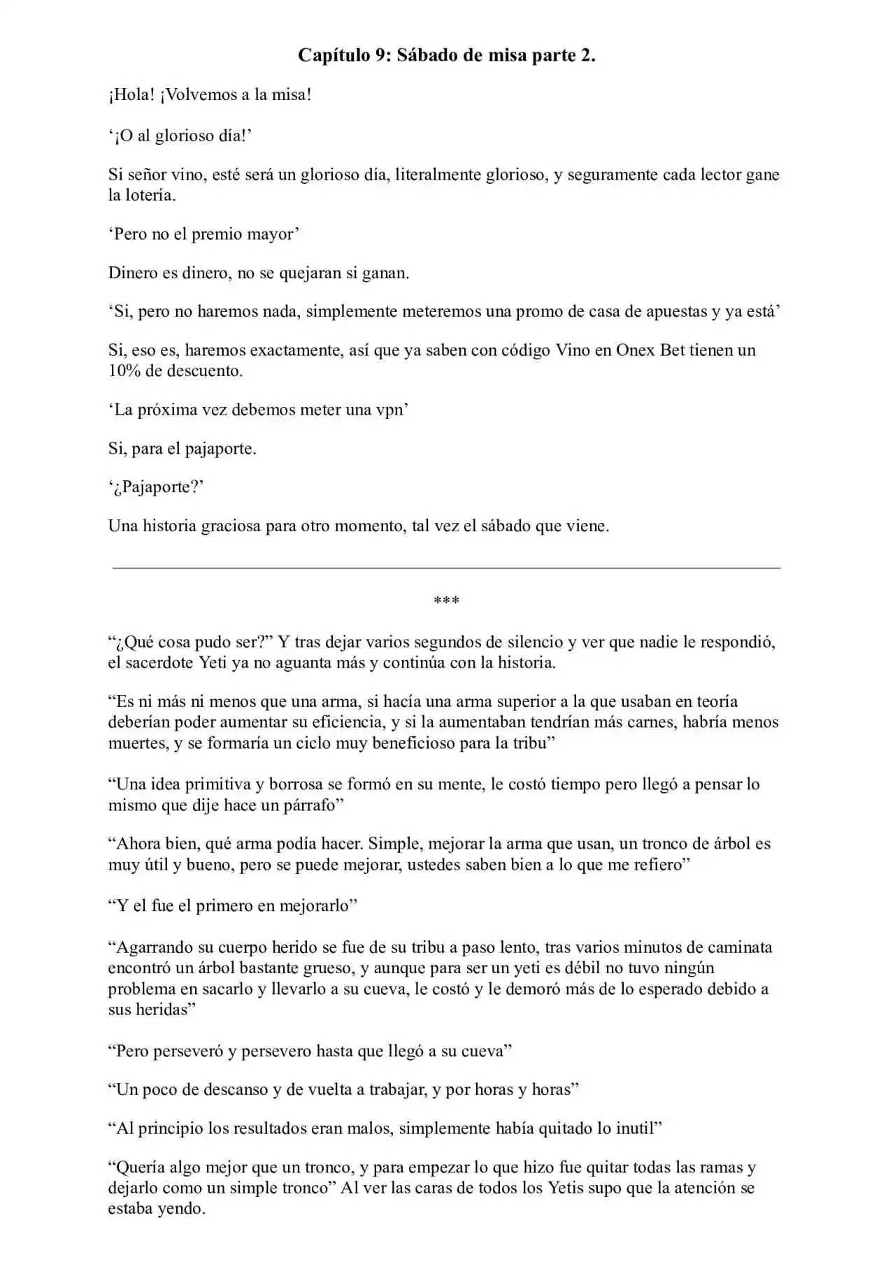 Me Reencarne Cómo Un Vino V2: Está Vez Cómo Un Dios (Novela) - Capítulo 9 - Página 1 - LectorTMOo