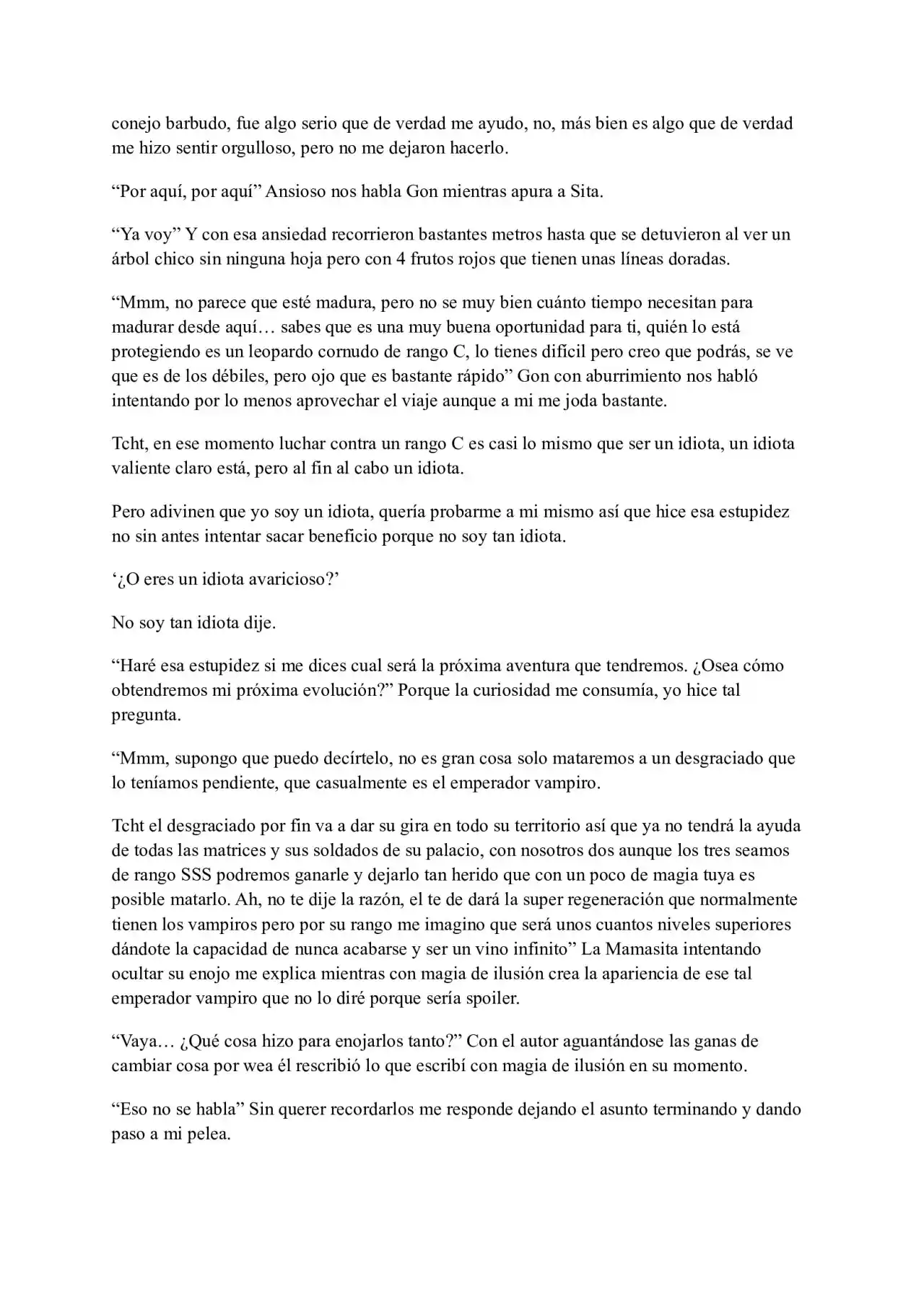 Me Reencarne Como Un Vino (Escrito Por Un Esquizofrénico) (Novela) - Capítulo 12 - Página 5 - LectorTMOo