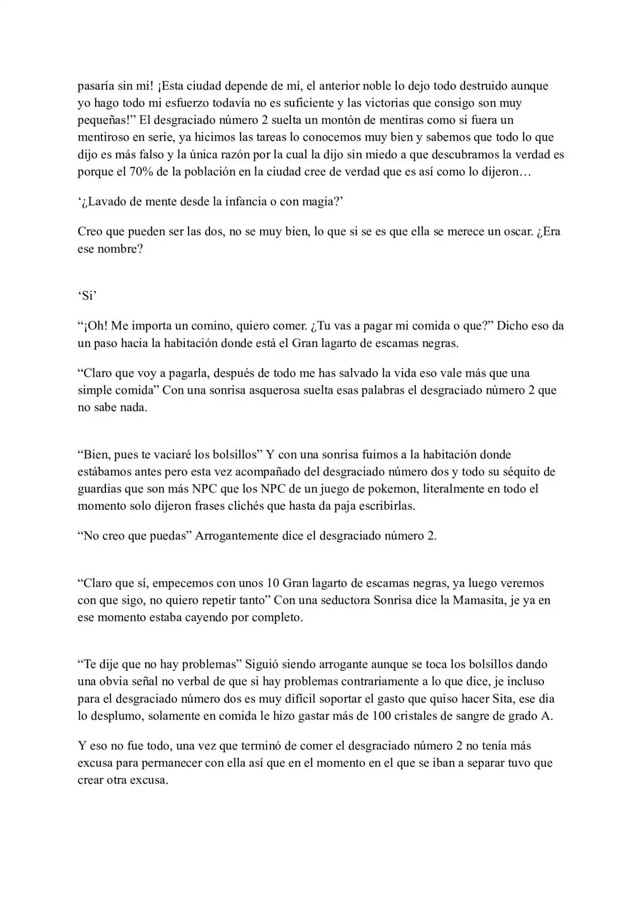 Me Reencarne Como Un Vino (Escrito Por Un Esquizofrénico) (Novela) - Capítulo 16 - Página 4 - LectorTMOo