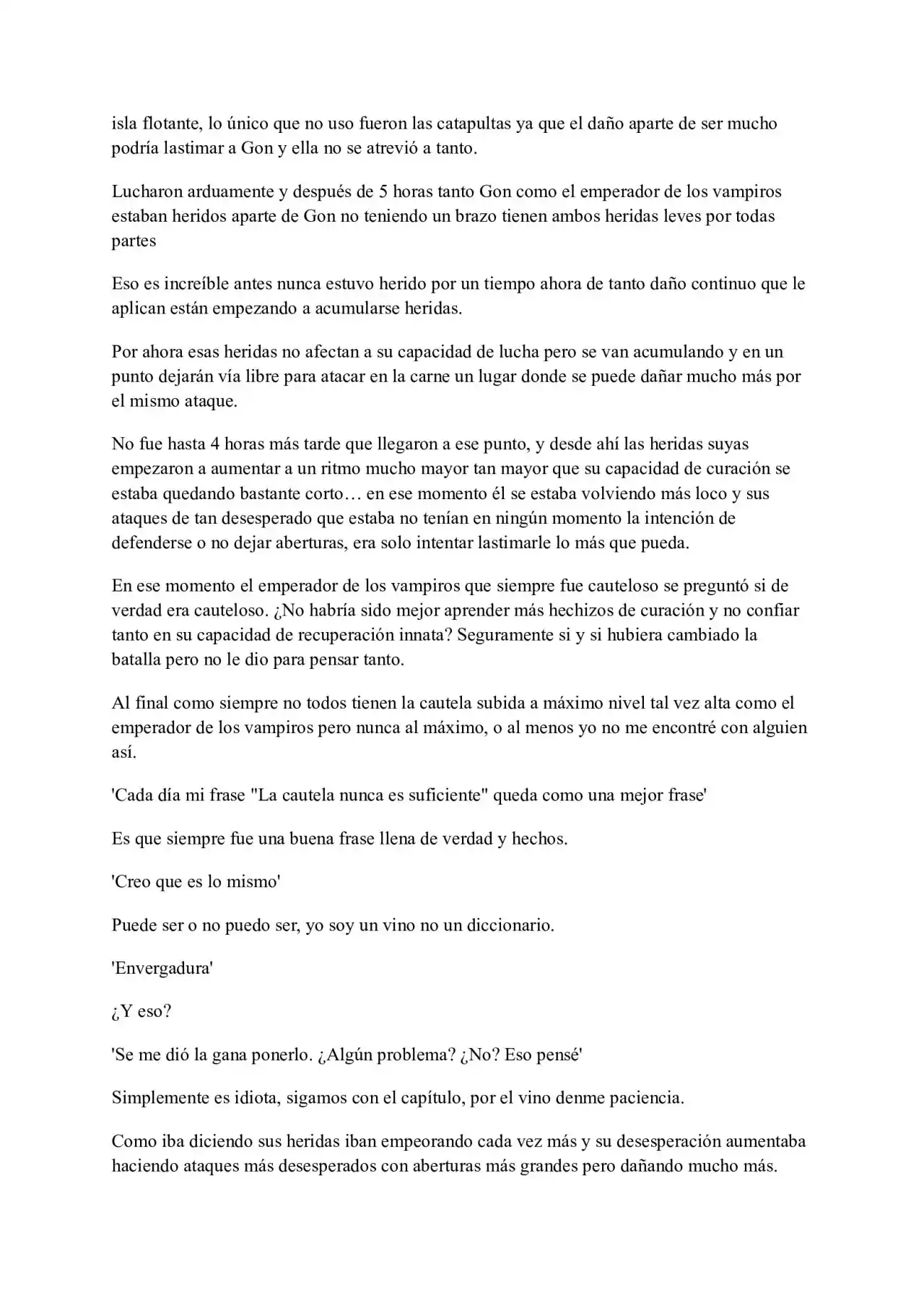 Me Reencarne Como Un Vino (Escrito Por Un Esquizofrénico) (Novela) - Capítulo 22 - Página 4 - LectorTMOo