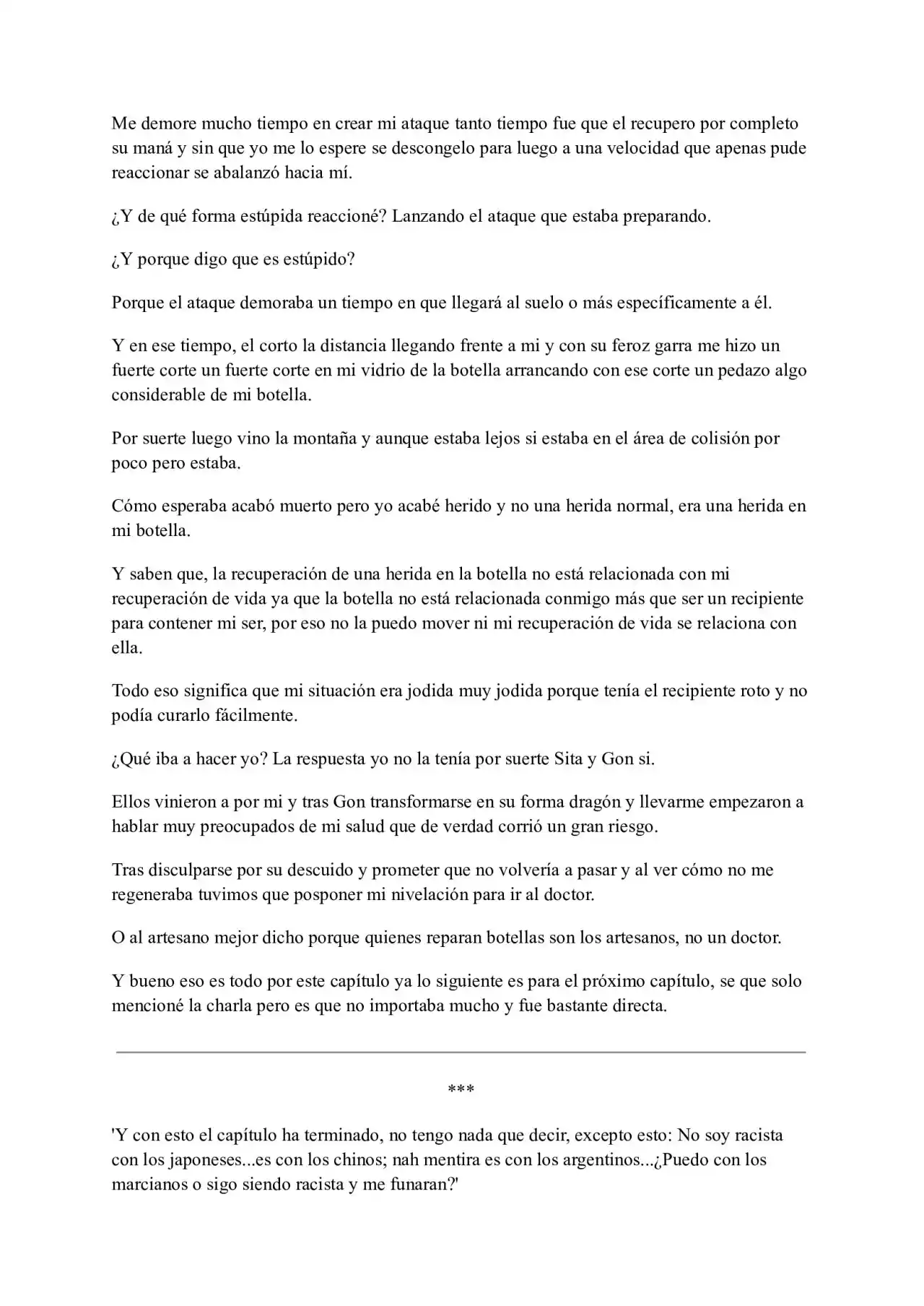 Me Reencarne Como Un Vino (Escrito Por Un Esquizofrénico) (Novela) - Capítulo 25 - Página 5 - LectorTMOo