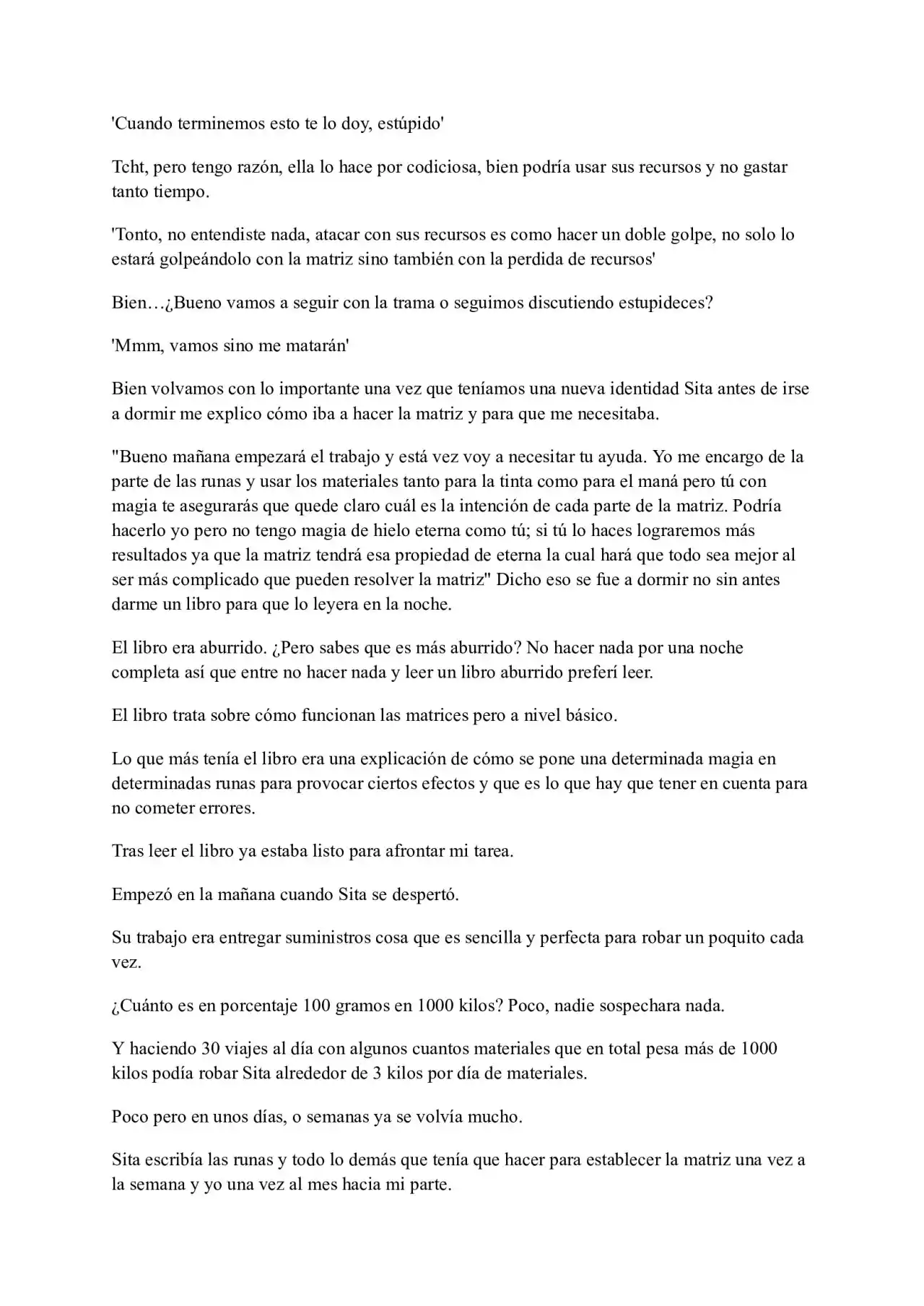Me Reencarne Como Un Vino (Escrito Por Un Esquizofrénico) (Novela) - Capítulo 28 - Página 4 - LectorTMOo