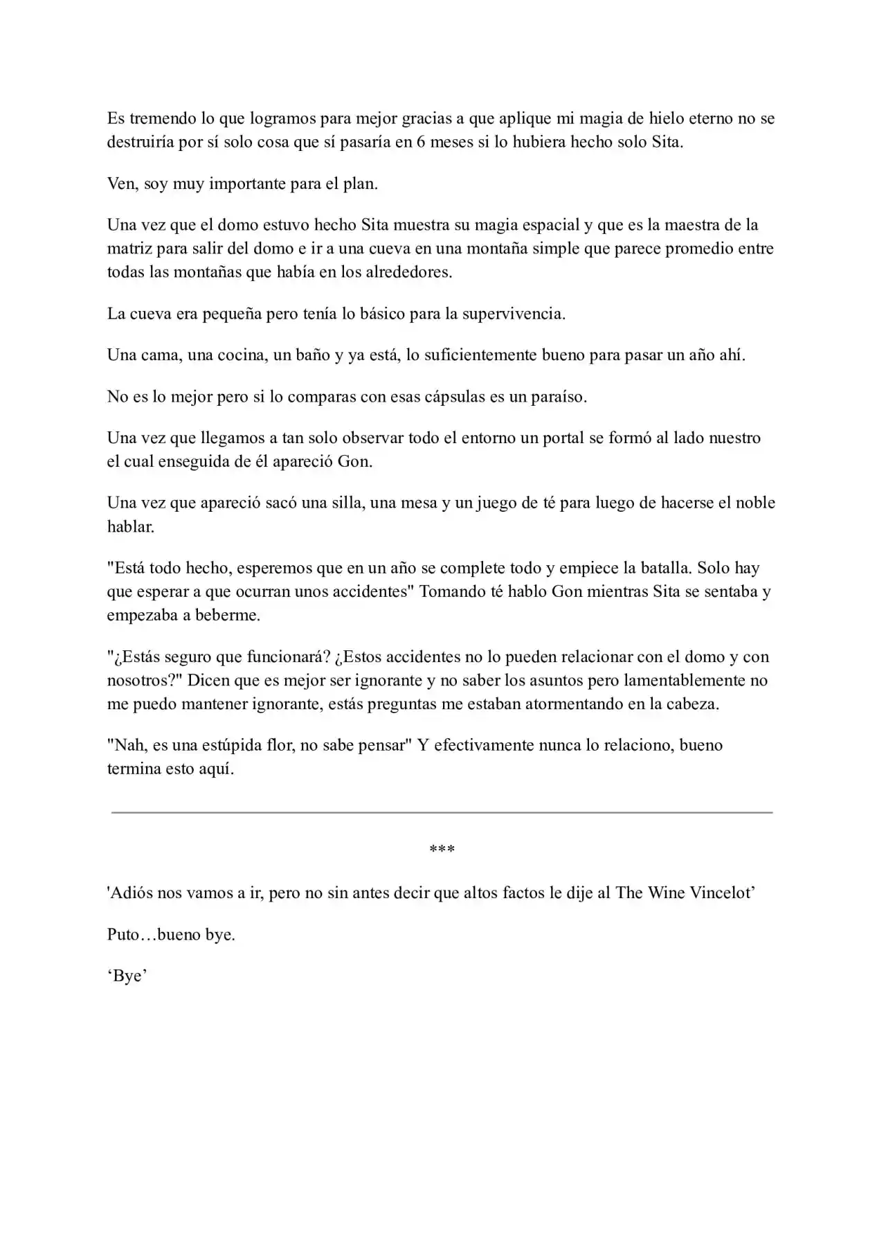 Me Reencarne Como Un Vino (Escrito Por Un Esquizofrénico) (Novela) - Capítulo 28 - Página 6 - LectorTMOo
