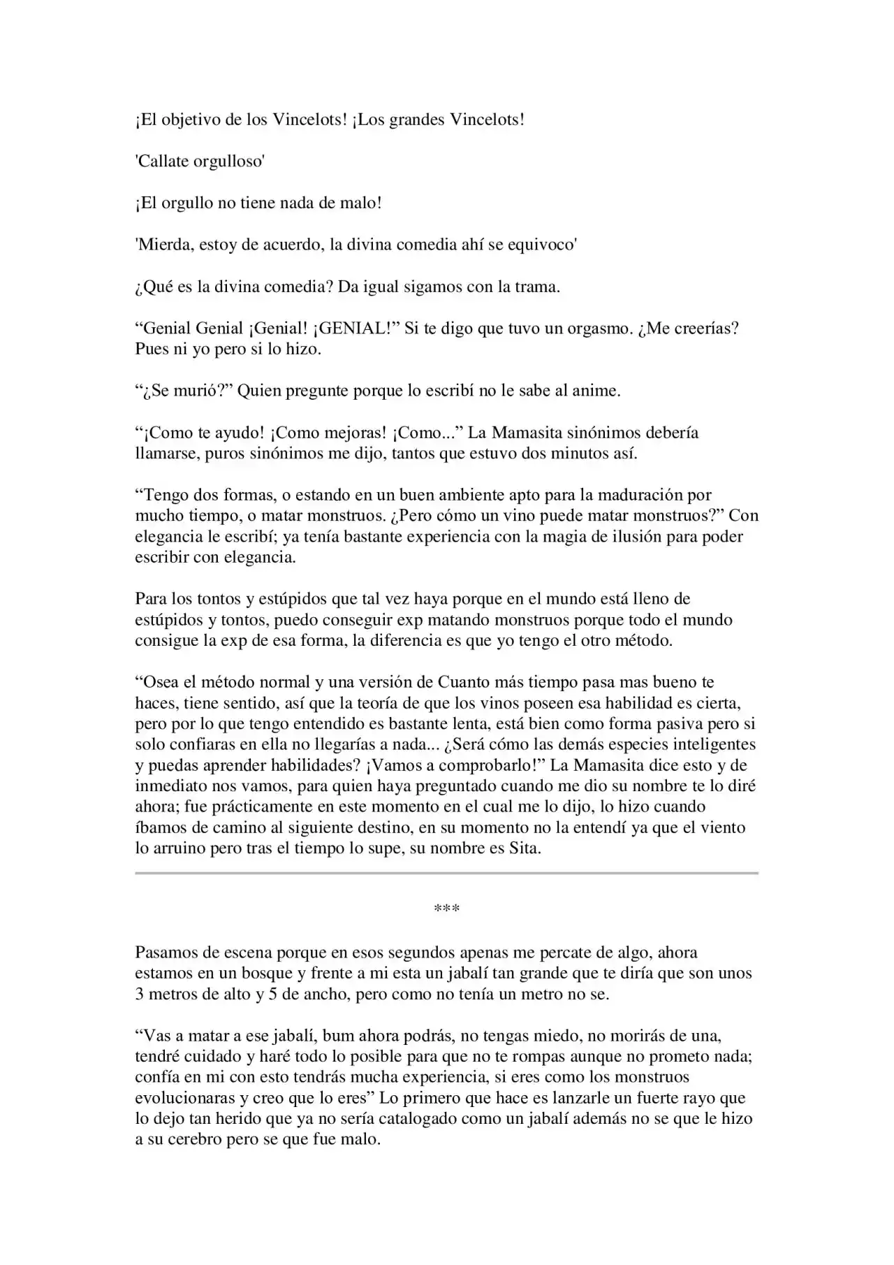 Me Reencarne Como Un Vino (Escrito Por Un Esquizofrénico) (Novela) - Capítulo 3 - Página 4 - LectorTMOo
