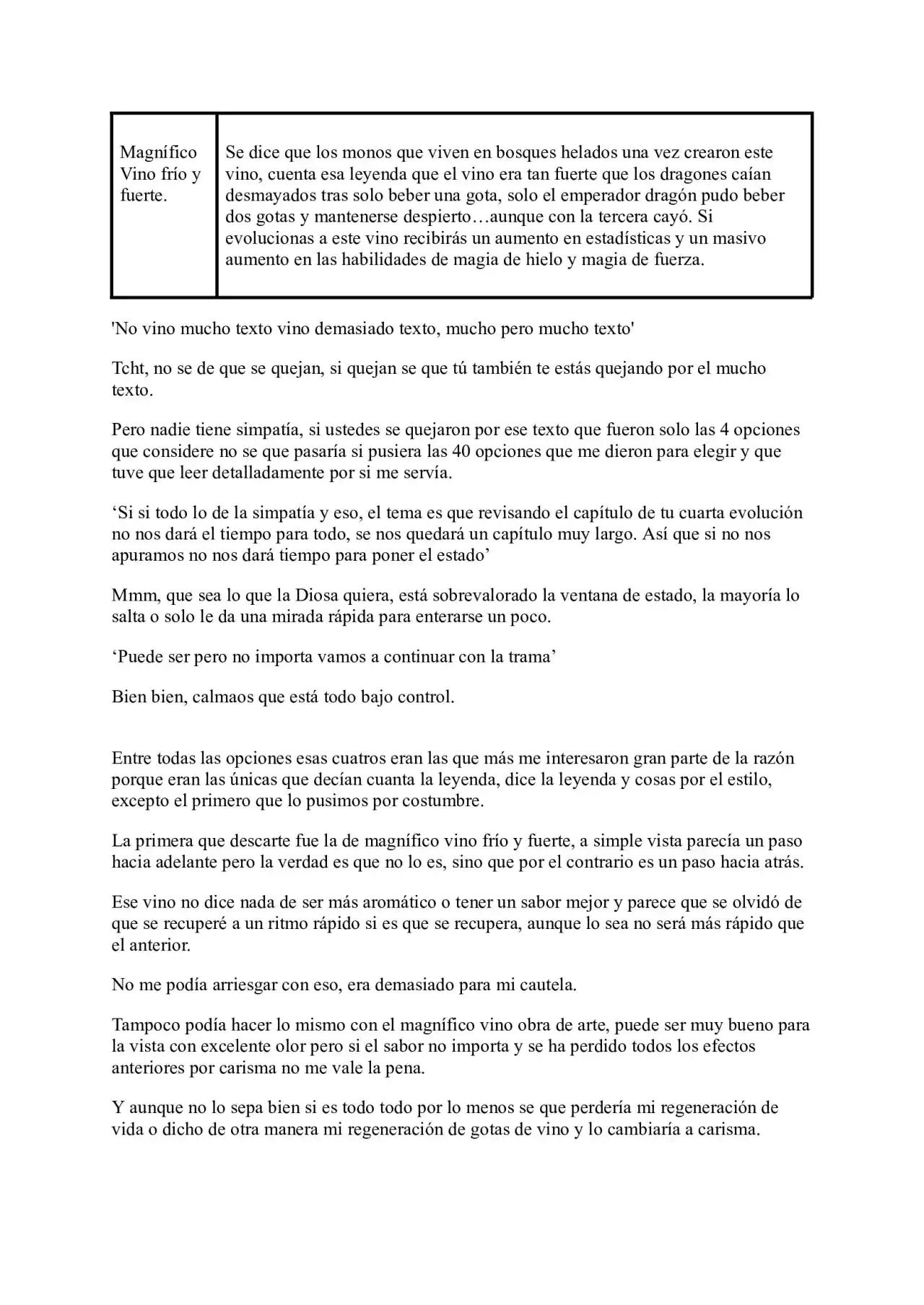 Me Reencarne Como Un Vino (Escrito Por Un Esquizofrénico) (Novela) - Capítulo 34 - Página 4 - LectorTMOo