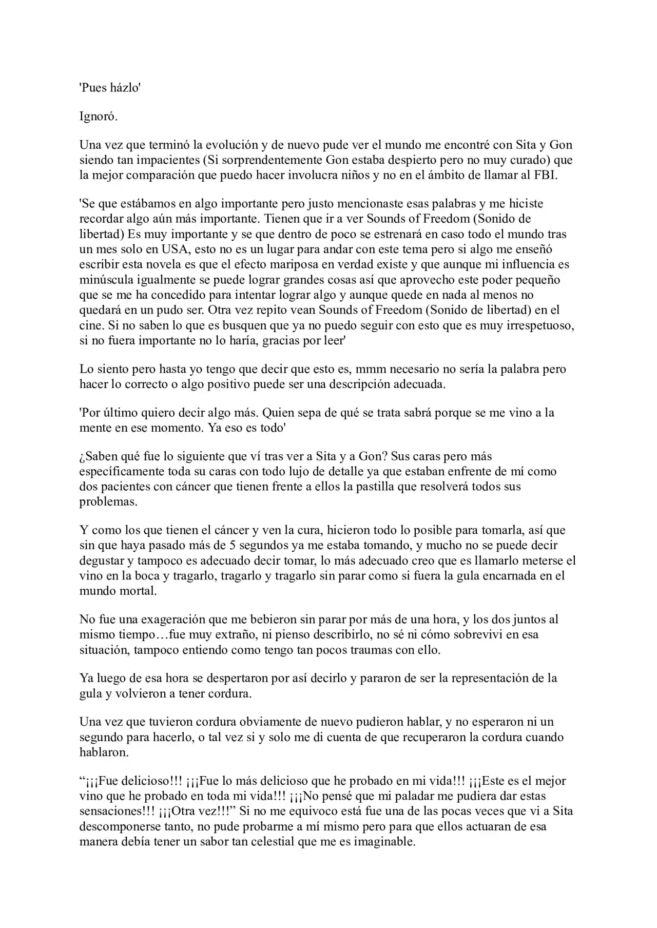 Me Reencarne Como Un Vino (Escrito Por Un Esquizofrénico) (Novela) - Capítulo 35 - Página 5 - LectorTMOo
