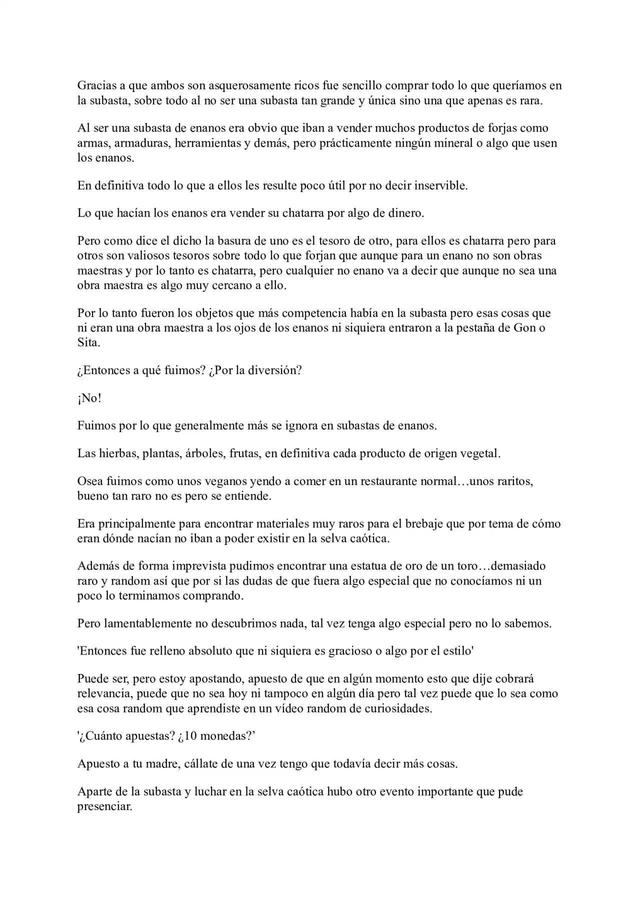 Me Reencarne Como Un Vino (Escrito Por Un Esquizofrénico) (Novela) - Capítulo 36 - Página 4 - LectorTMOo